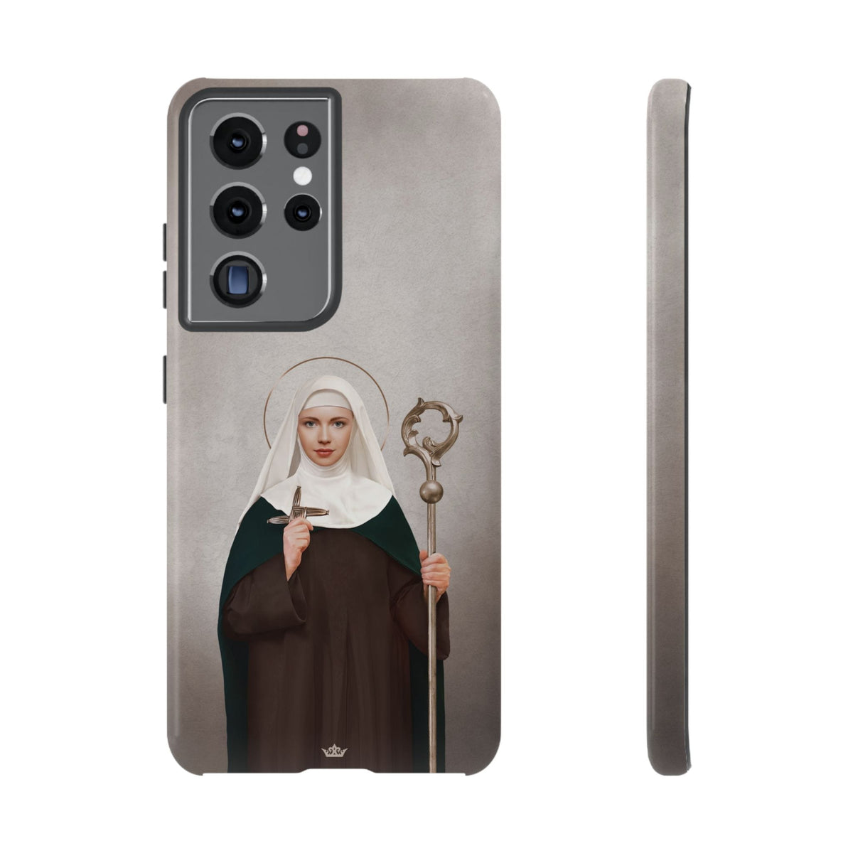 St. Brigid of Ireland Hard Phone Case (Light) Copyright VENXARA