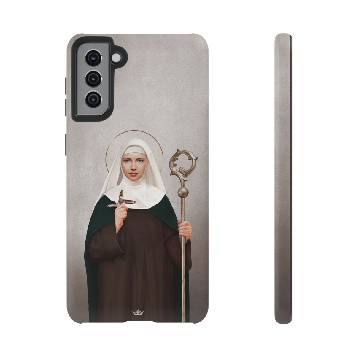 St. Brigid of Ireland Hard Phone Case (Light) Copyright VENXARA