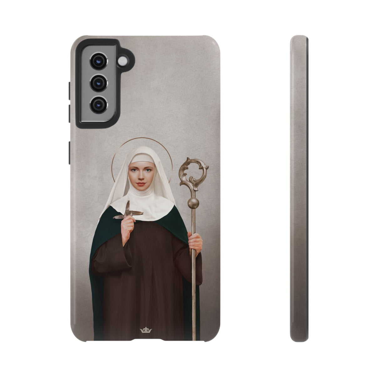 St. Brigid of Ireland Hard Phone Case (Light) Copyright VENXARA