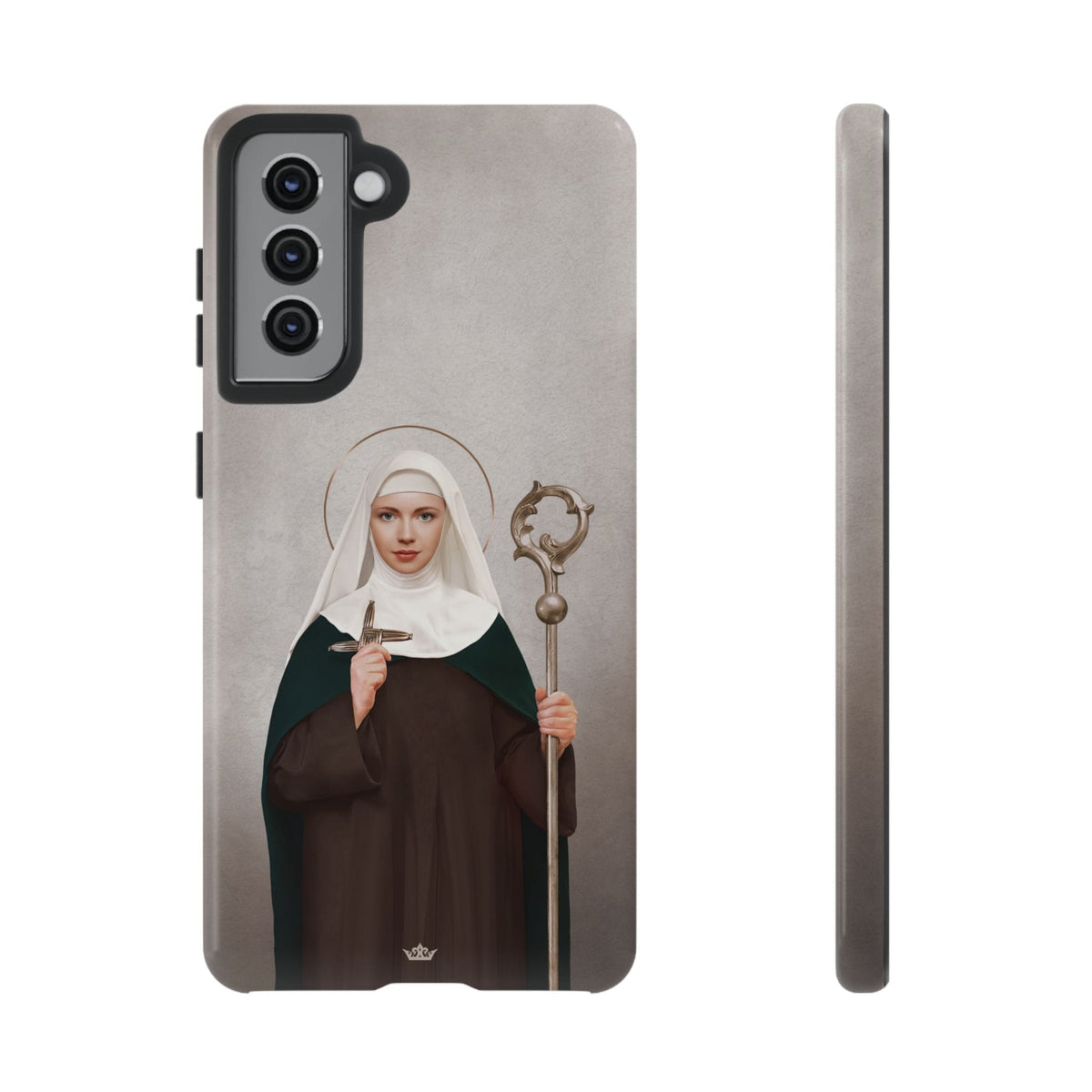 St. Brigid of Ireland Hard Phone Case (Light) Copyright VENXARA