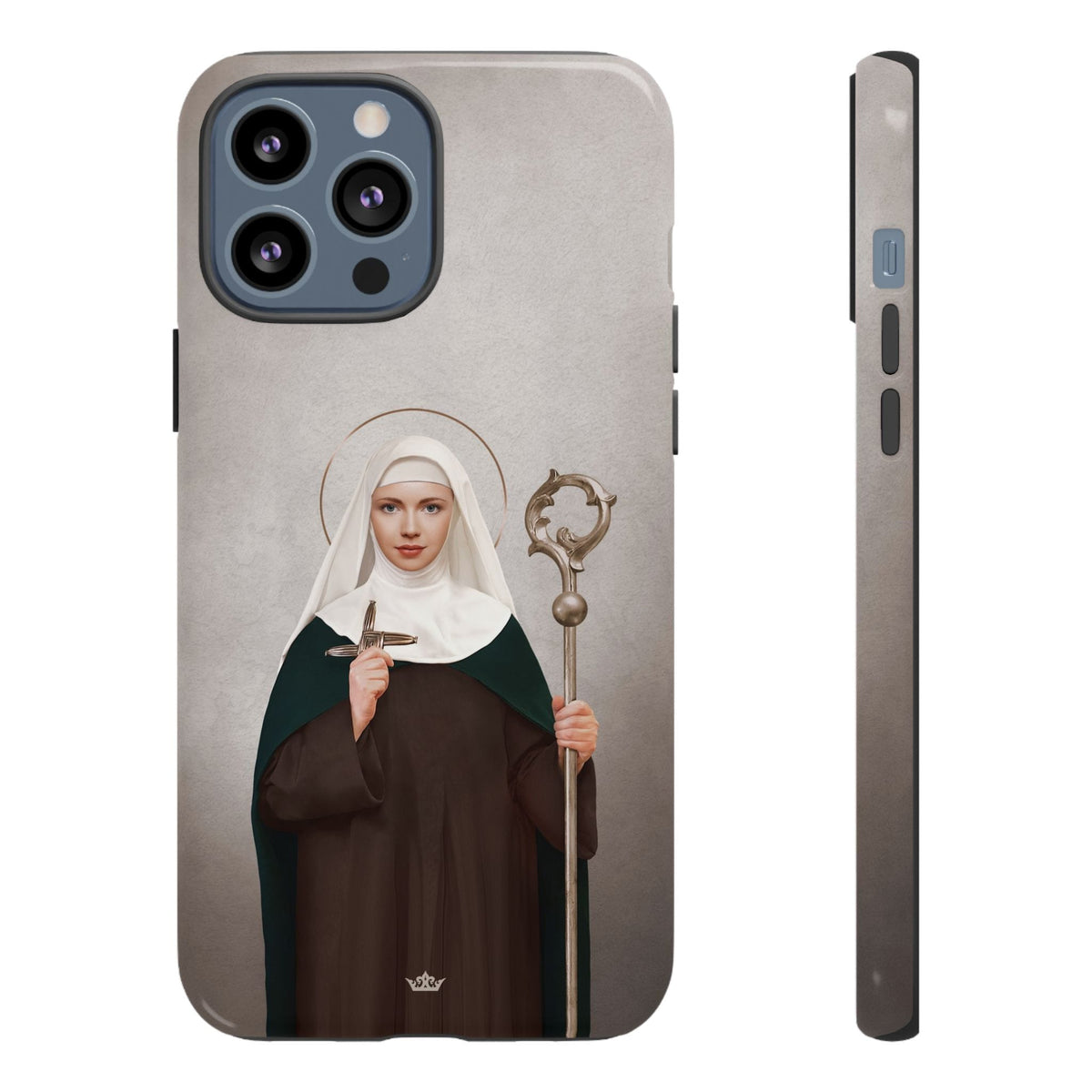 St. Brigid of Ireland Hard Phone Case (Light) Copyright VENXARA