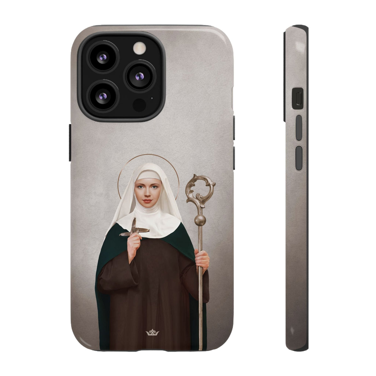 St. Brigid of Ireland Hard Phone Case (Light) Copyright VENXARA