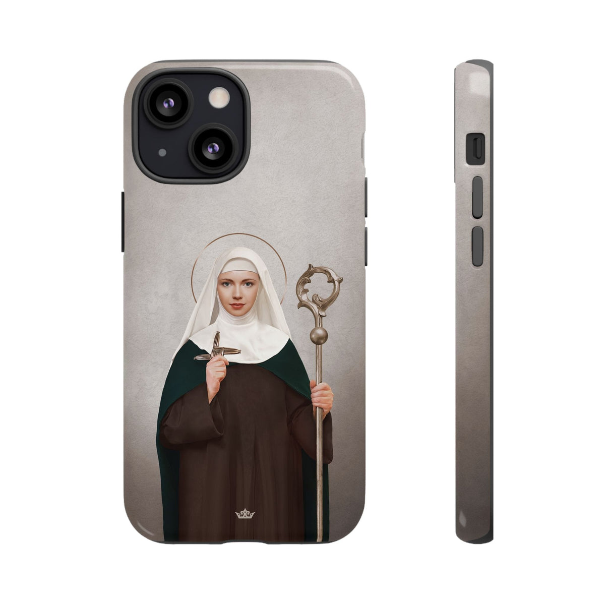 St. Brigid of Ireland Hard Phone Case (Light) Copyright VENXARA