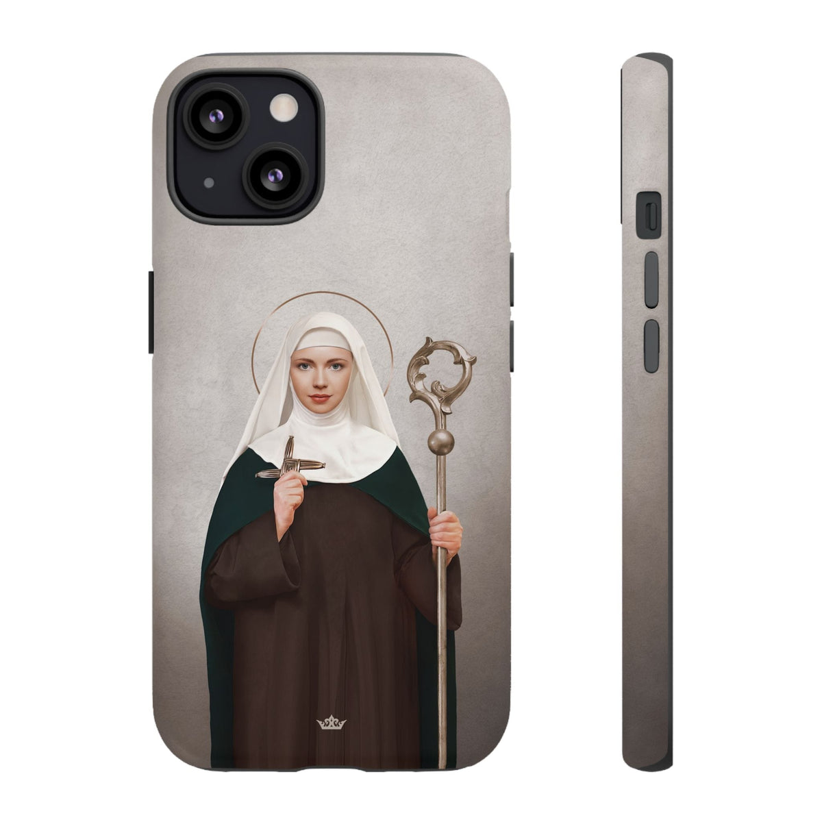 St. Brigid of Ireland Hard Phone Case (Light) Copyright VENXARA