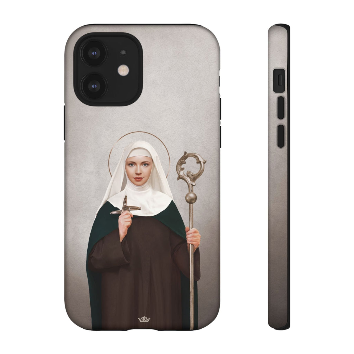 St. Brigid of Ireland Hard Phone Case (Light) Copyright VENXARA