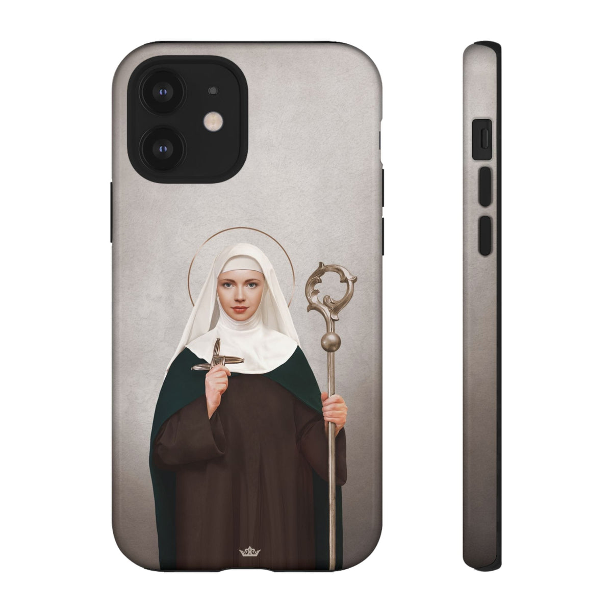 St. Brigid of Ireland Hard Phone Case (Light) Copyright VENXARA