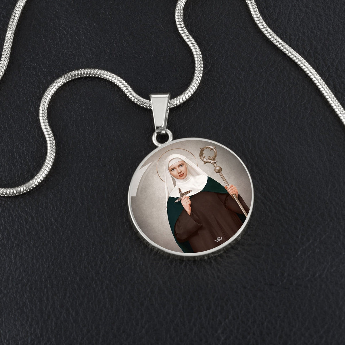 St. Brigid of Ireland Pendant Necklace Copyright VENXARA