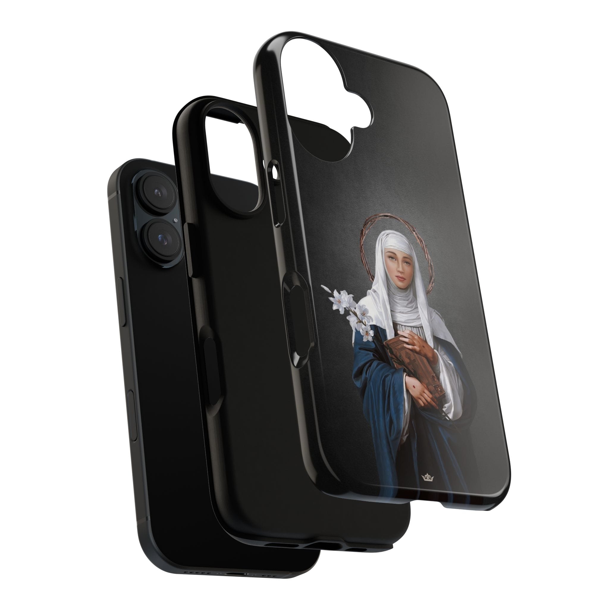 St. Catherine of Siena Hard Phone Case (Dark) Copyright VENXARA