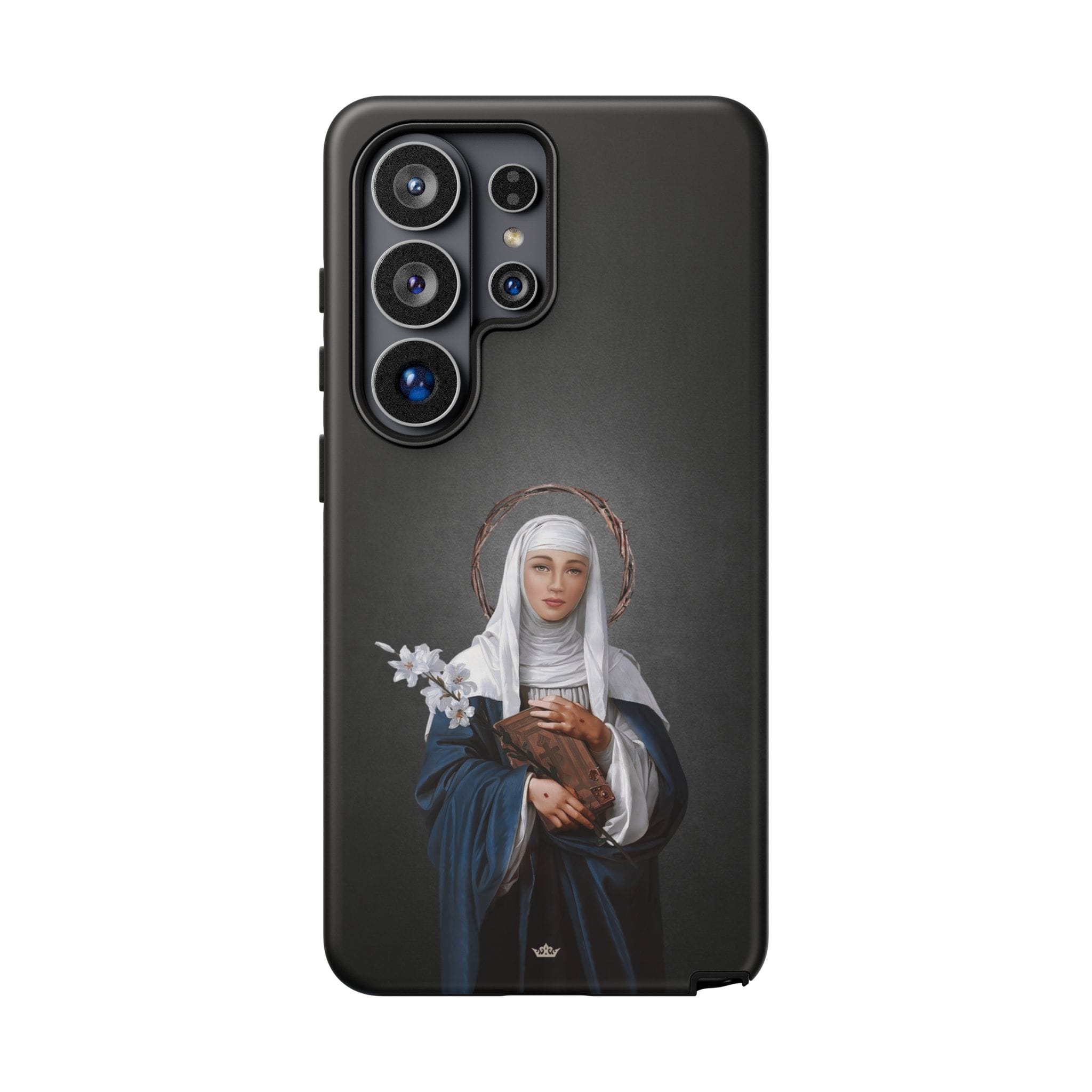 St. Catherine of Siena Hard Phone Case (Dark) Copyright VENXARA
