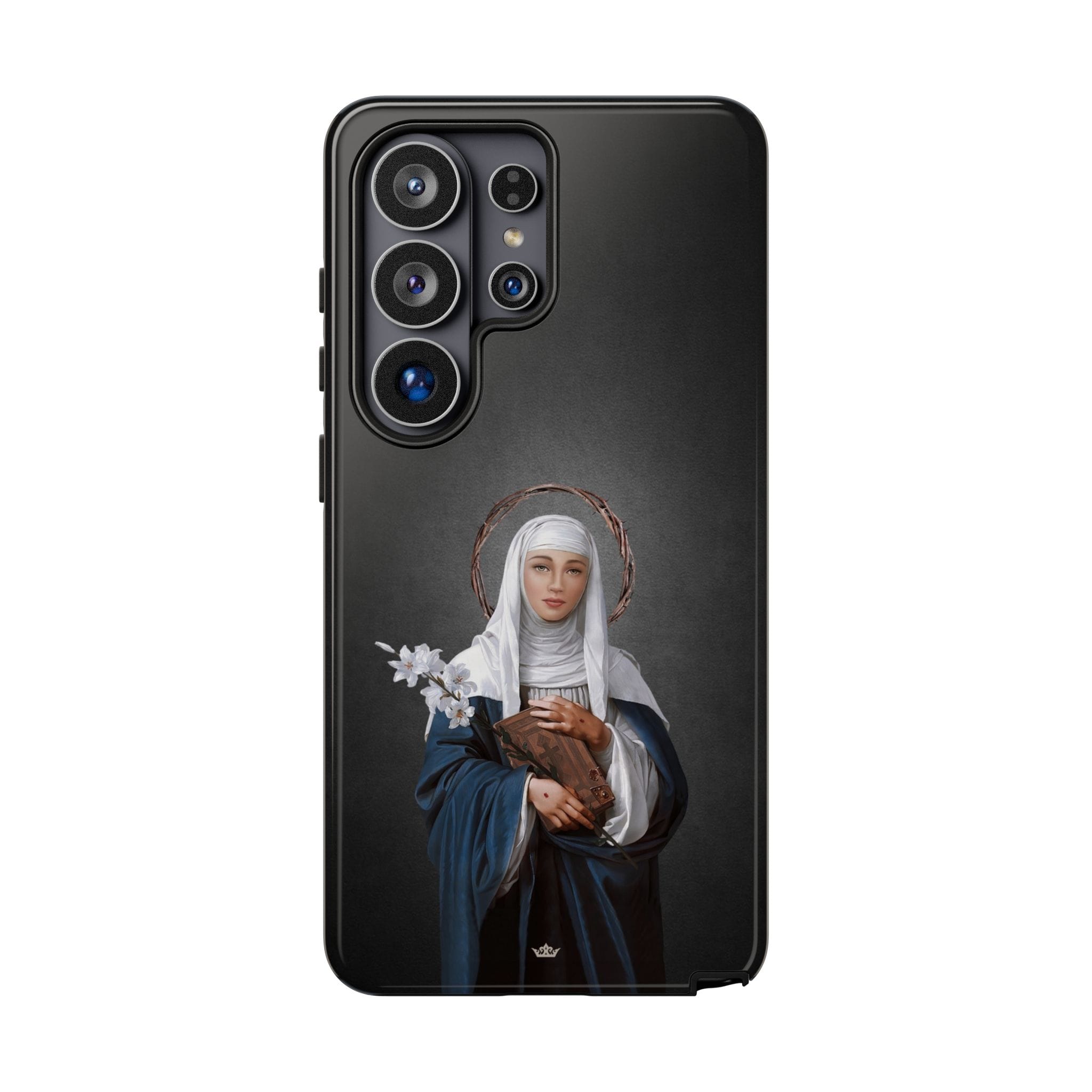 St. Catherine of Siena Hard Phone Case (Dark) Copyright VENXARA