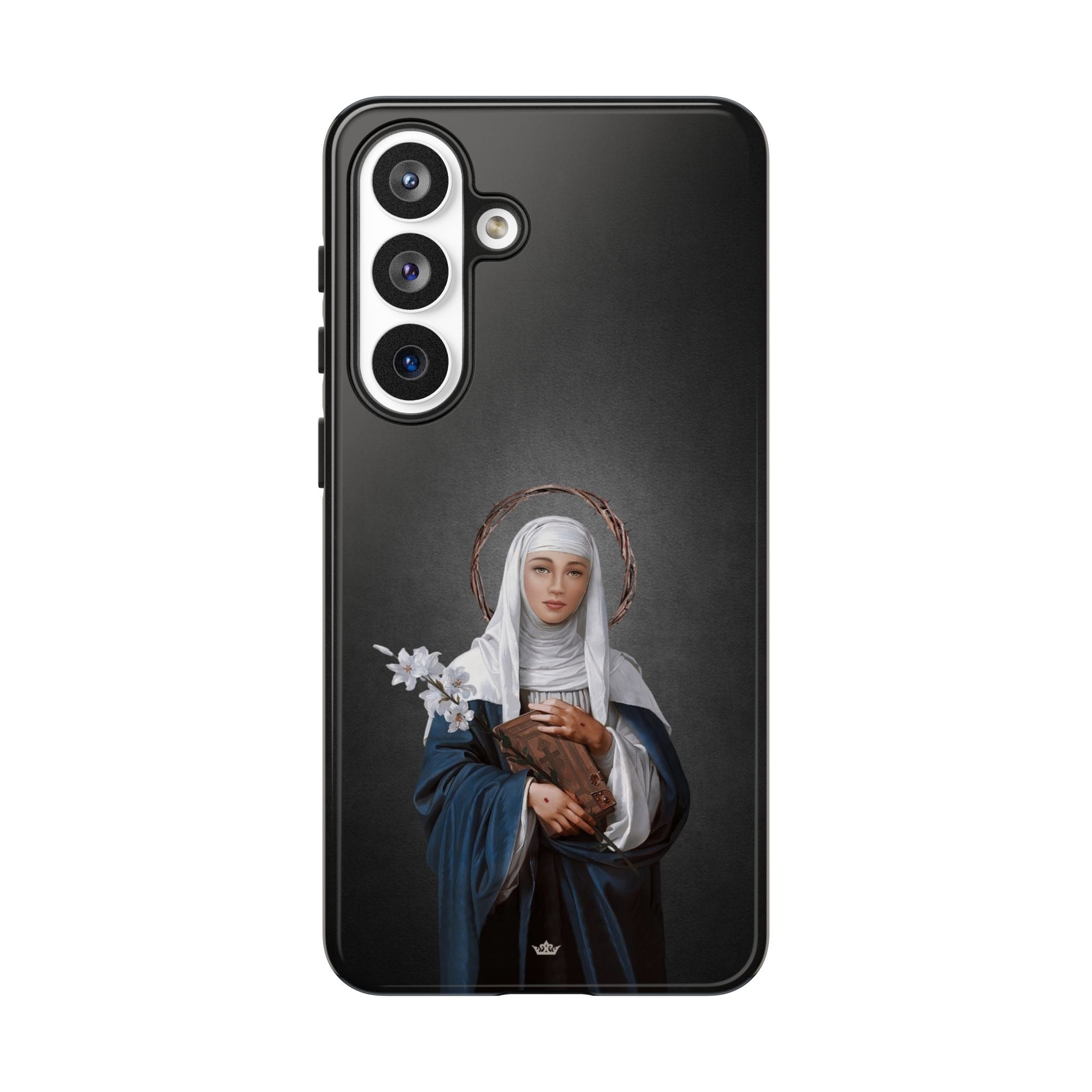 St. Catherine of Siena Hard Phone Case (Dark) Copyright VENXARA