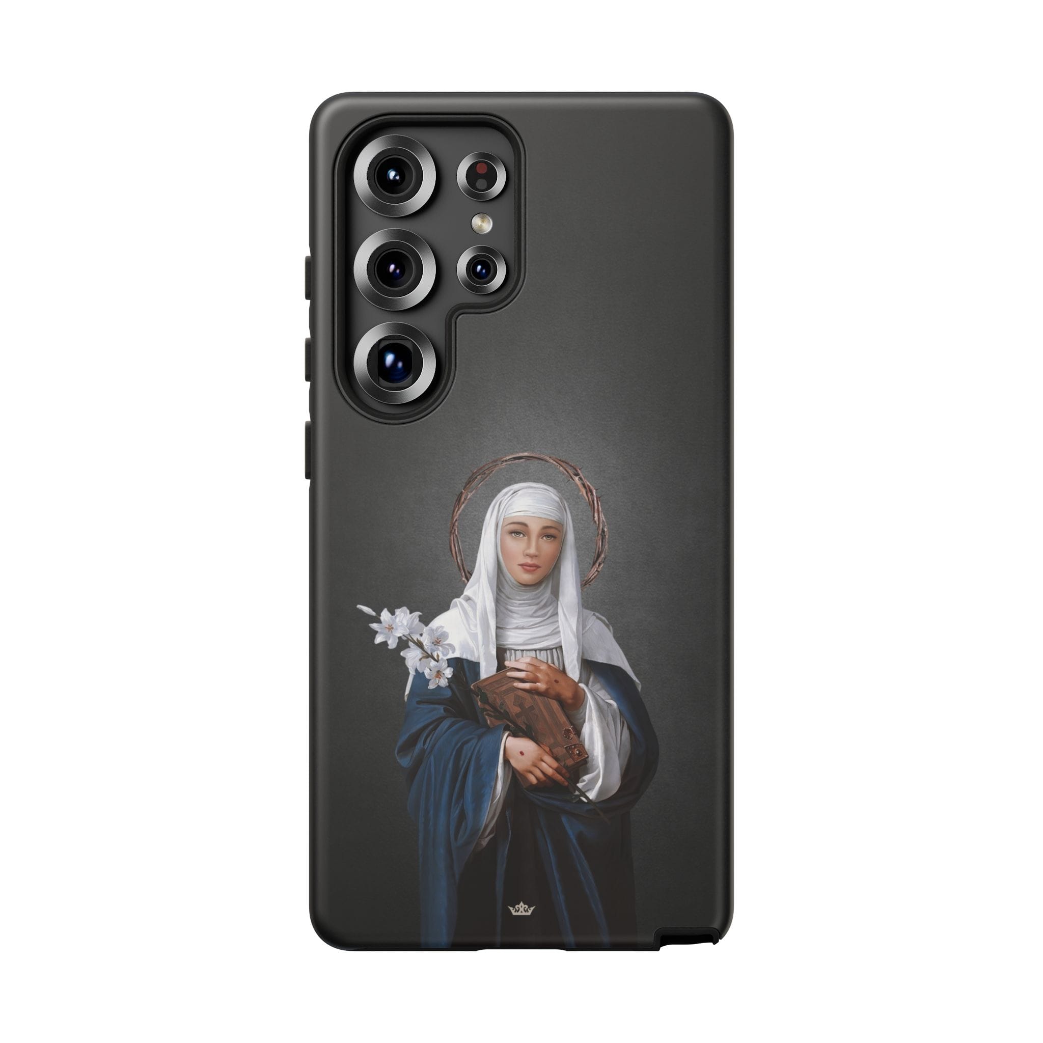 St. Catherine of Siena Hard Phone Case (Dark) Copyright VENXARA
