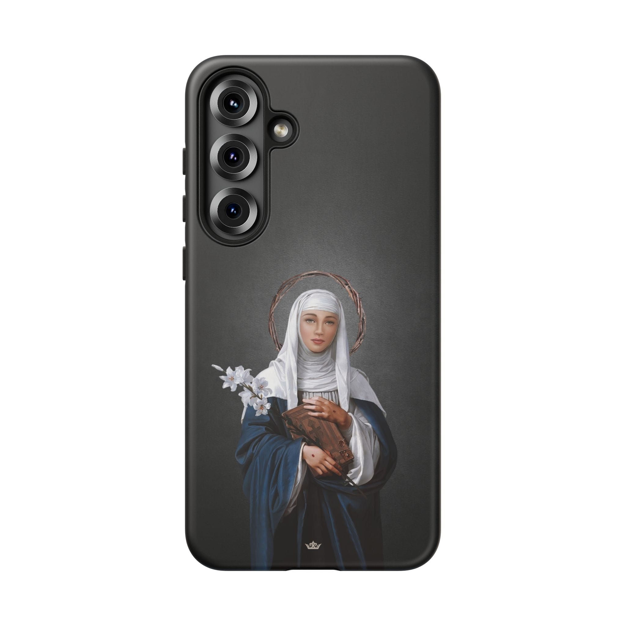 St. Catherine of Siena Hard Phone Case (Dark) Copyright VENXARA