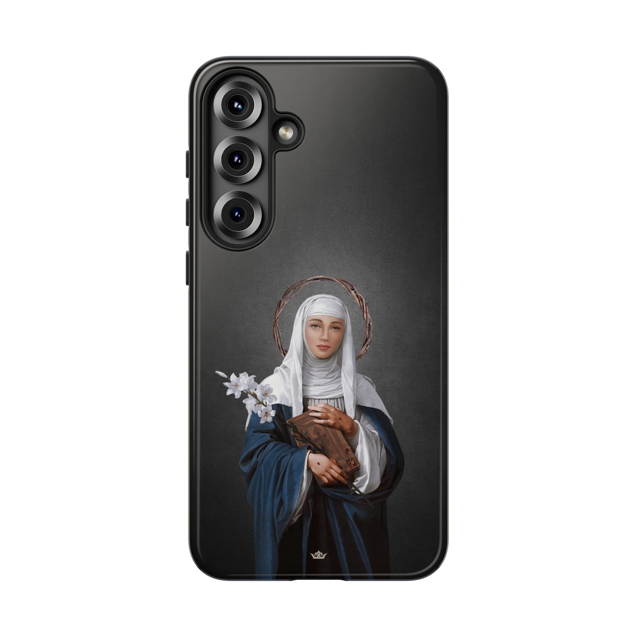 St. Catherine of Siena Hard Phone Case (Dark) Copyright VENXARA