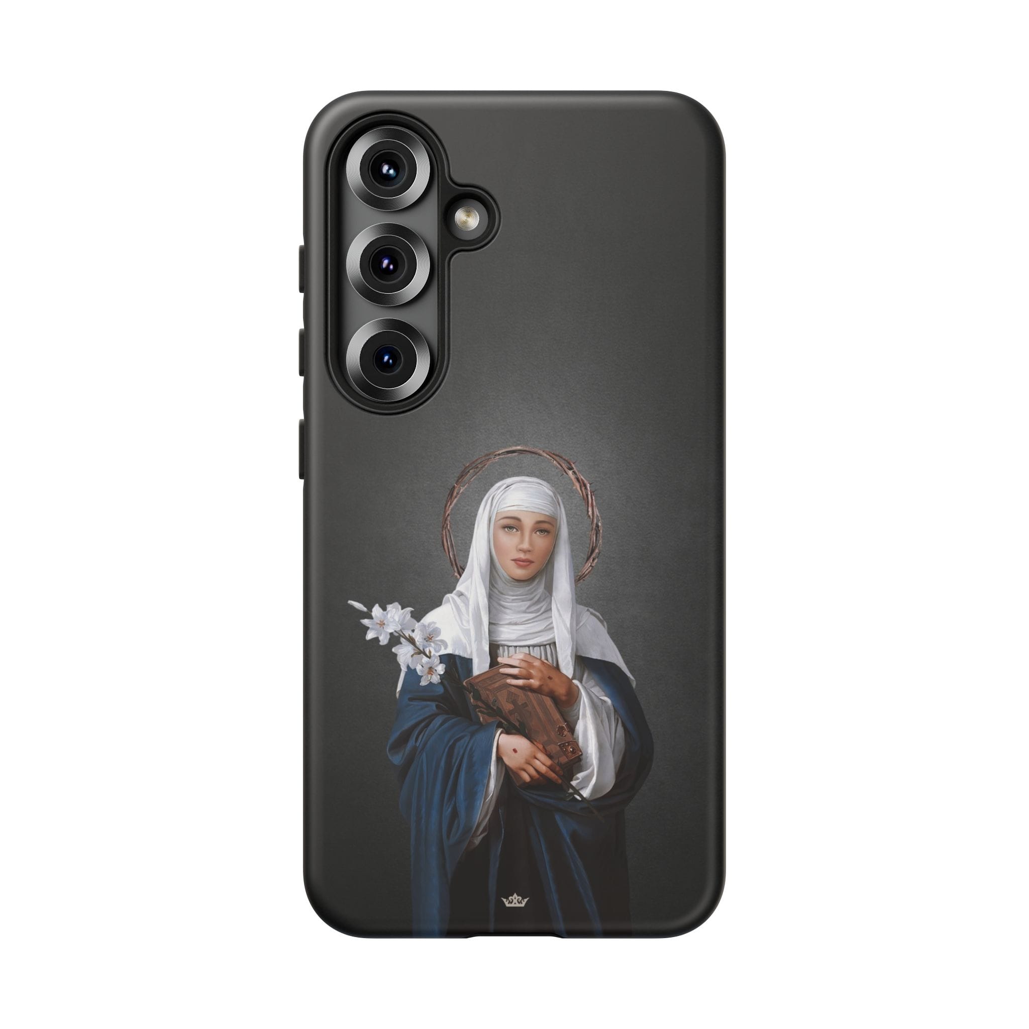 St. Catherine of Siena Hard Phone Case (Dark) Copyright VENXARA