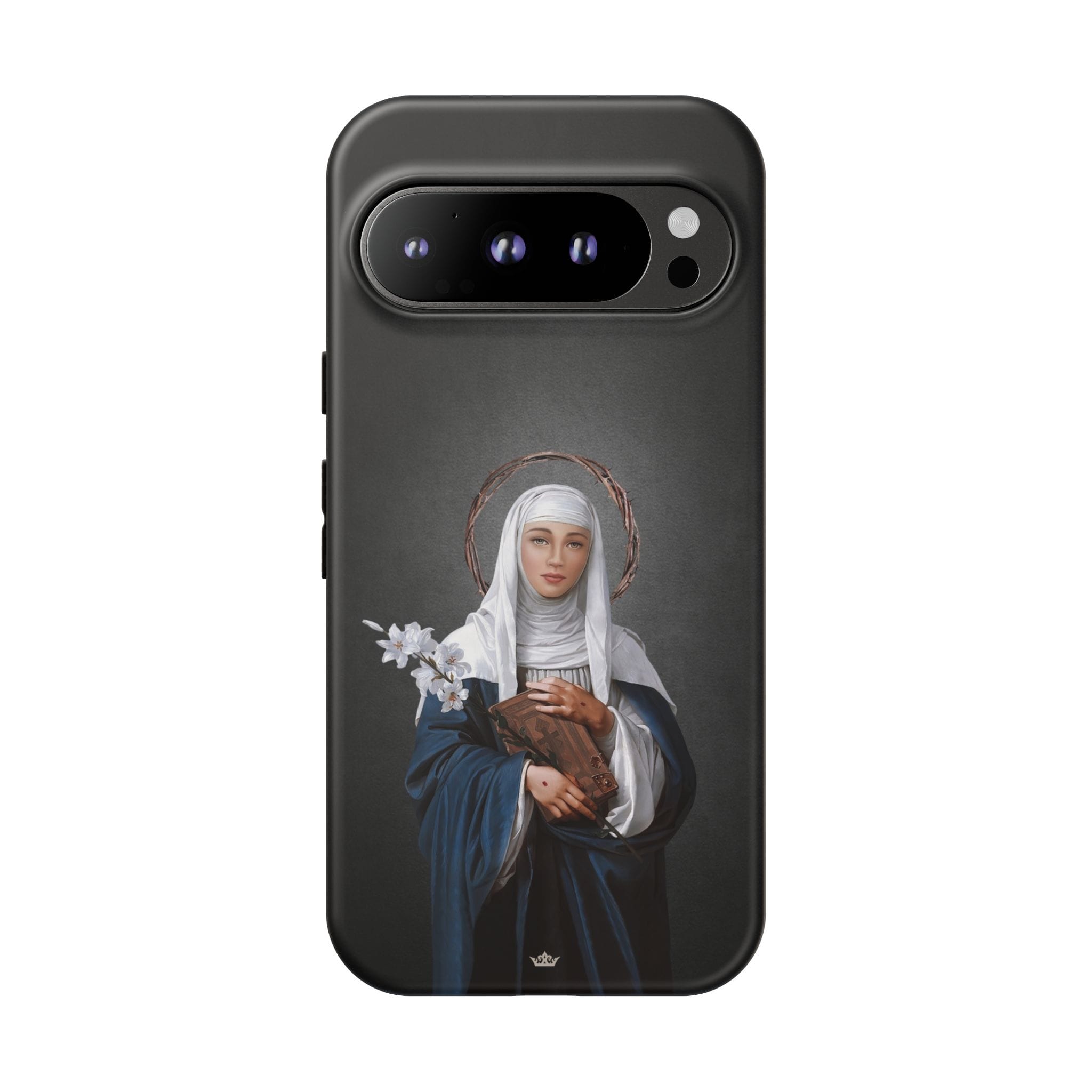 St. Catherine of Siena Hard Phone Case (Dark) Copyright VENXARA