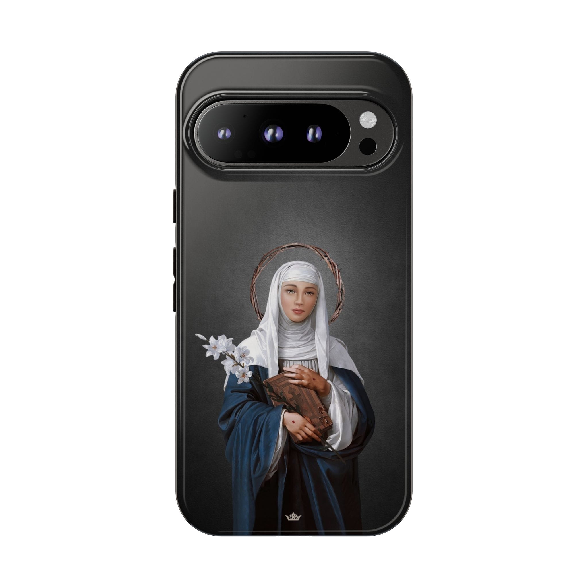 St. Catherine of Siena Hard Phone Case (Dark) Copyright VENXARA