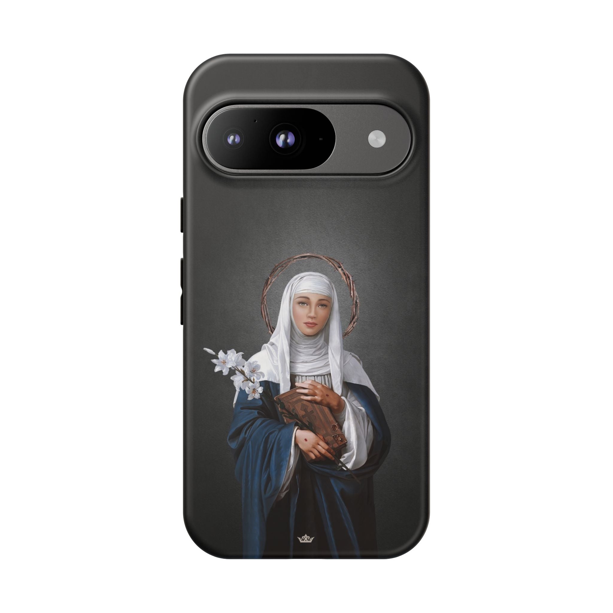 St. Catherine of Siena Hard Phone Case (Dark) Copyright VENXARA