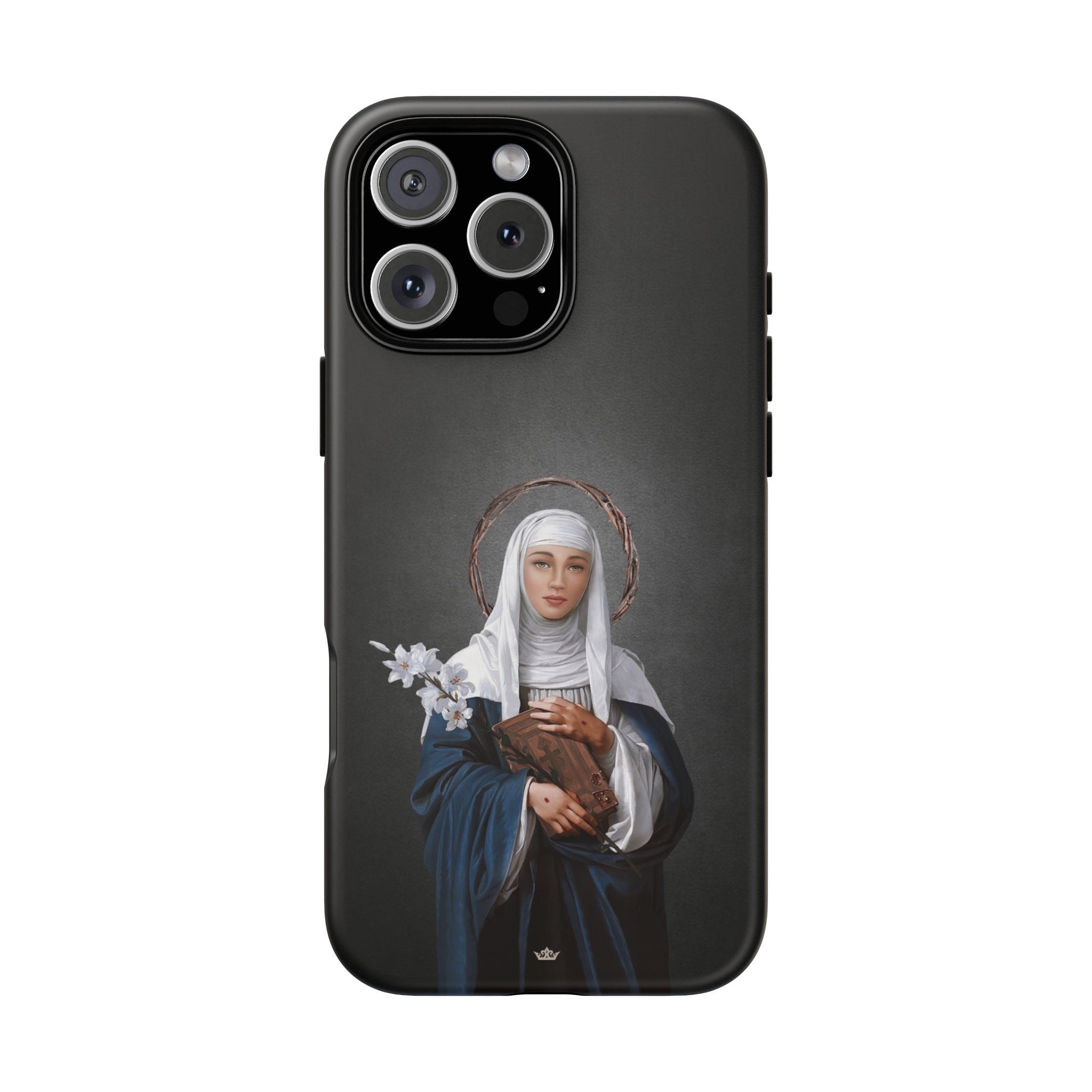 St. Catherine of Siena Hard Phone Case (Dark) Copyright VENXARA