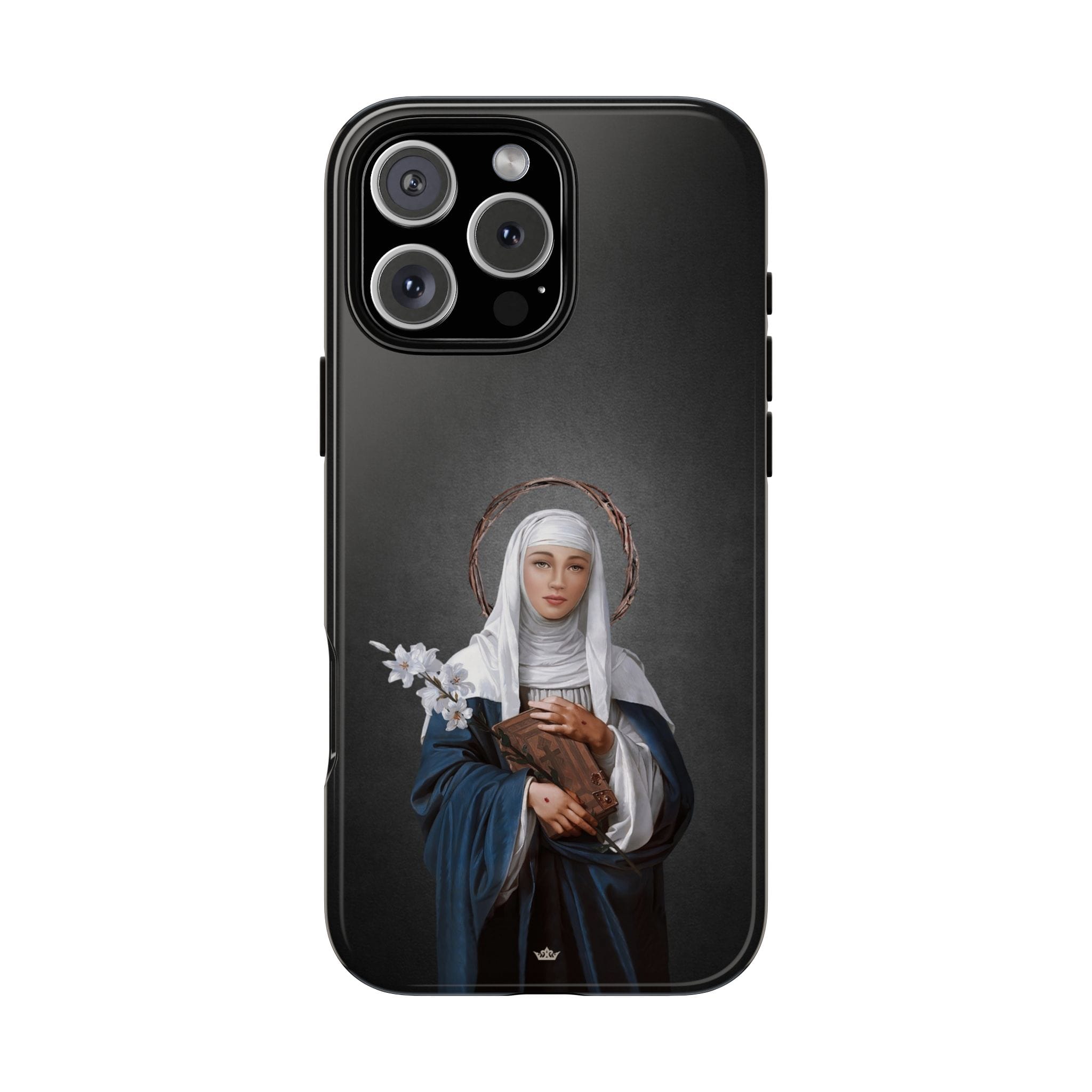 St. Catherine of Siena Hard Phone Case (Dark) Copyright VENXARA