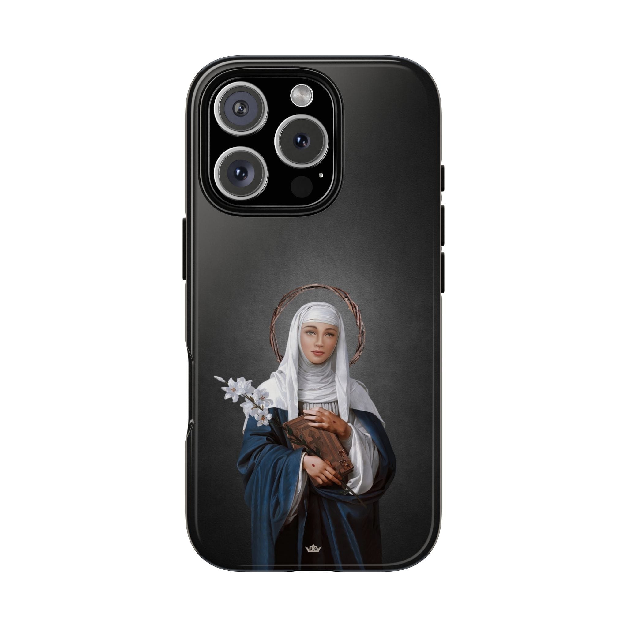 St. Catherine of Siena Hard Phone Case (Dark) Copyright VENXARA