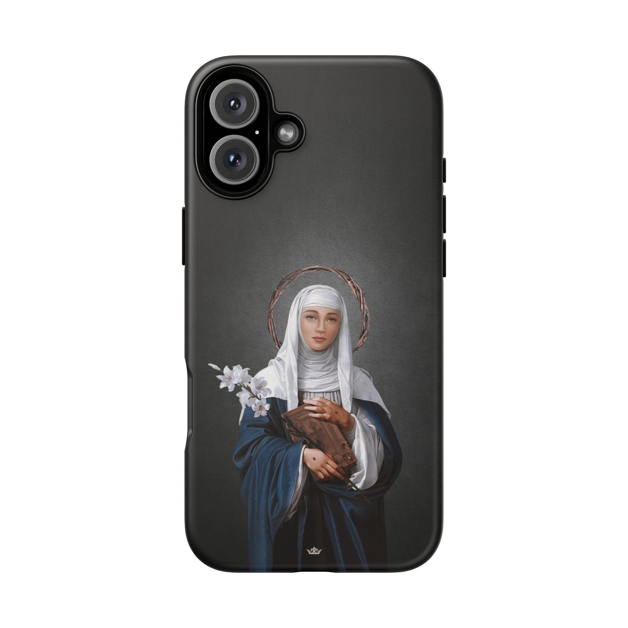 St. Catherine of Siena Hard Phone Case (Dark) Copyright VENXARA