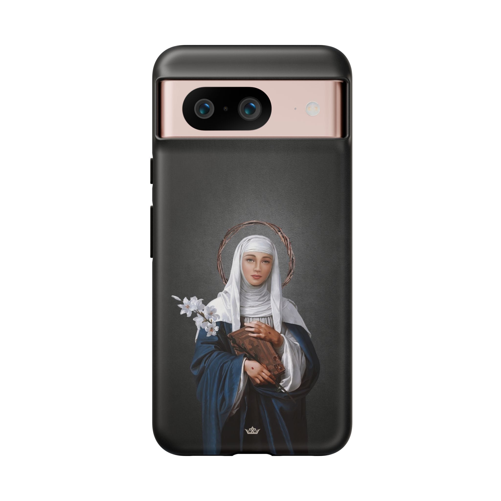 St. Catherine of Siena Hard Phone Case (Dark) Copyright VENXARA
