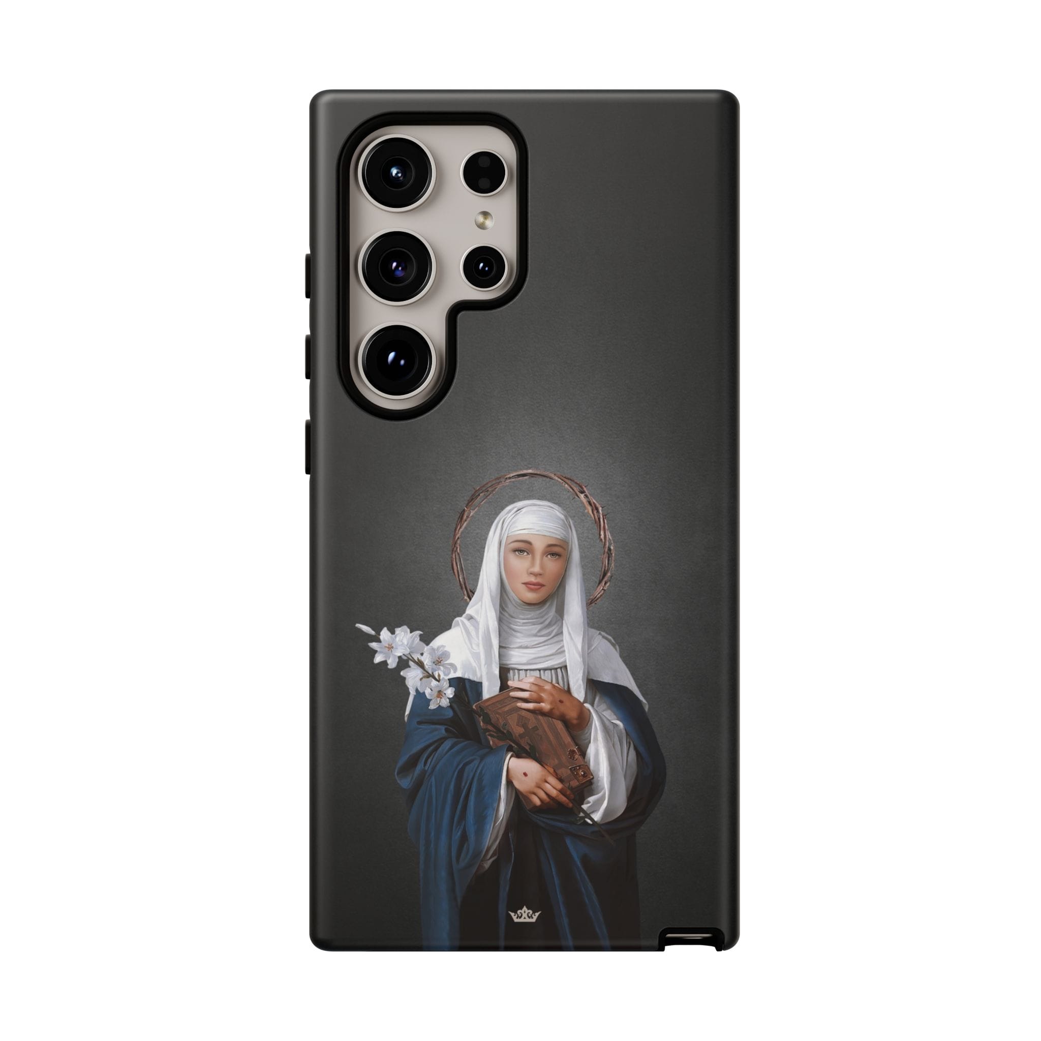 St. Catherine of Siena Hard Phone Case (Dark) Copyright VENXARA