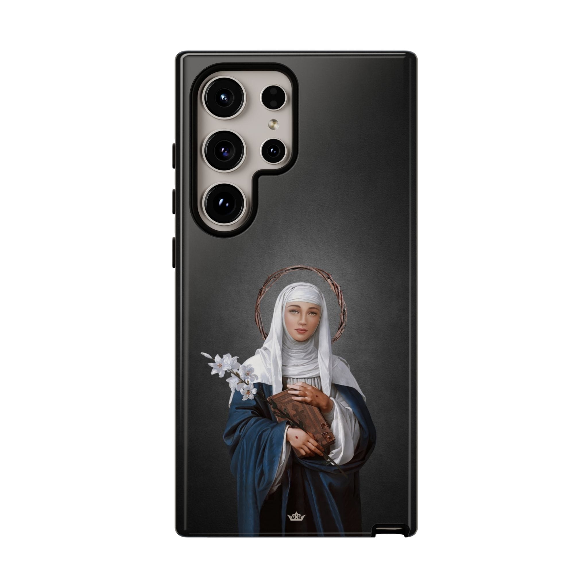 St. Catherine of Siena Hard Phone Case (Dark) Copyright VENXARA