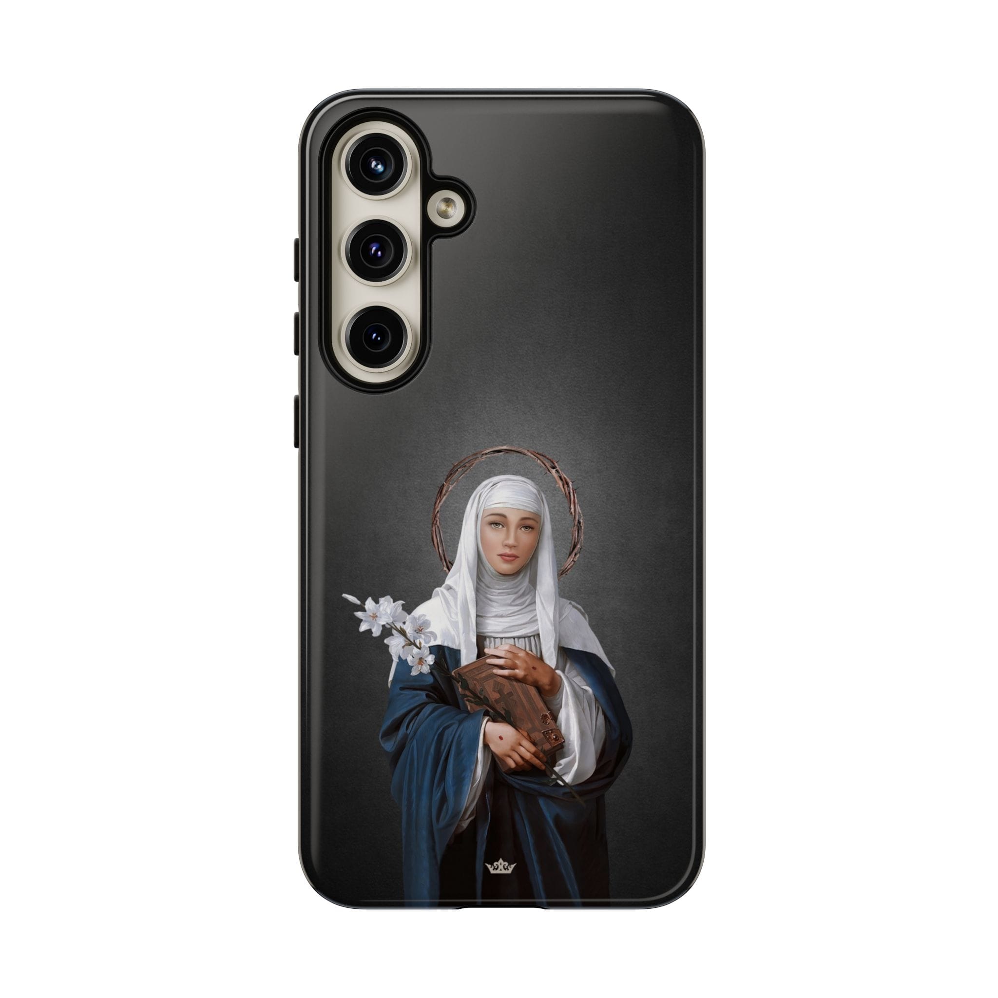 St. Catherine of Siena Hard Phone Case (Dark) Copyright VENXARA