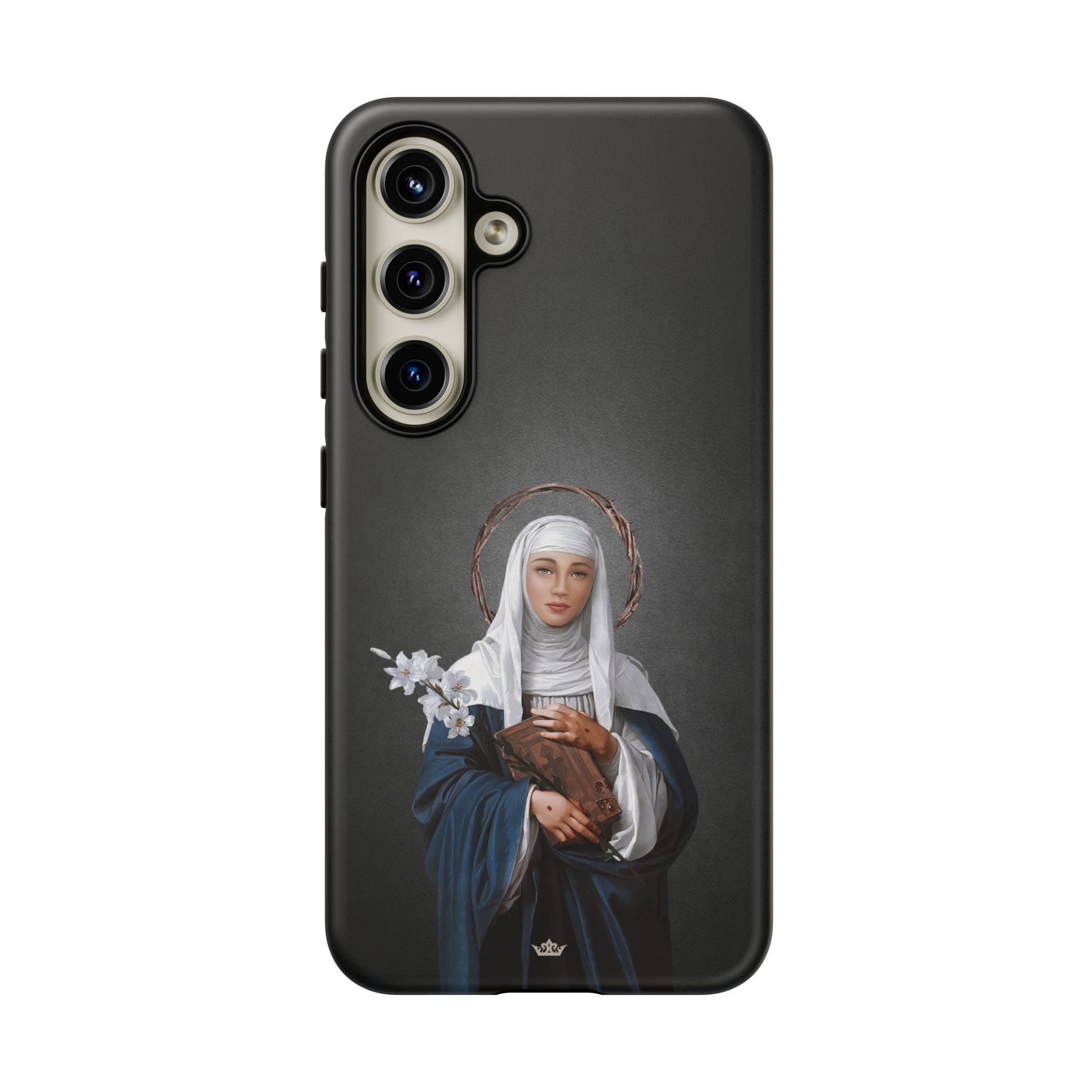 St. Catherine of Siena Hard Phone Case (Dark) Copyright VENXARA