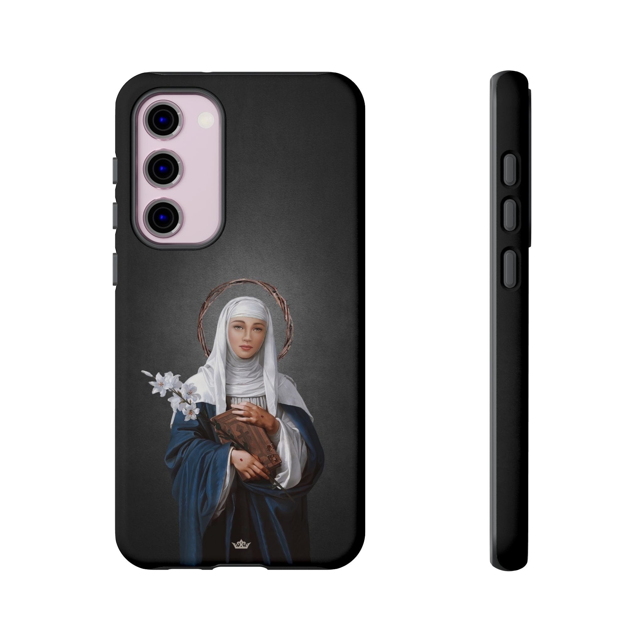 St. Catherine of Siena Hard Phone Case (Dark) Copyright VENXARA