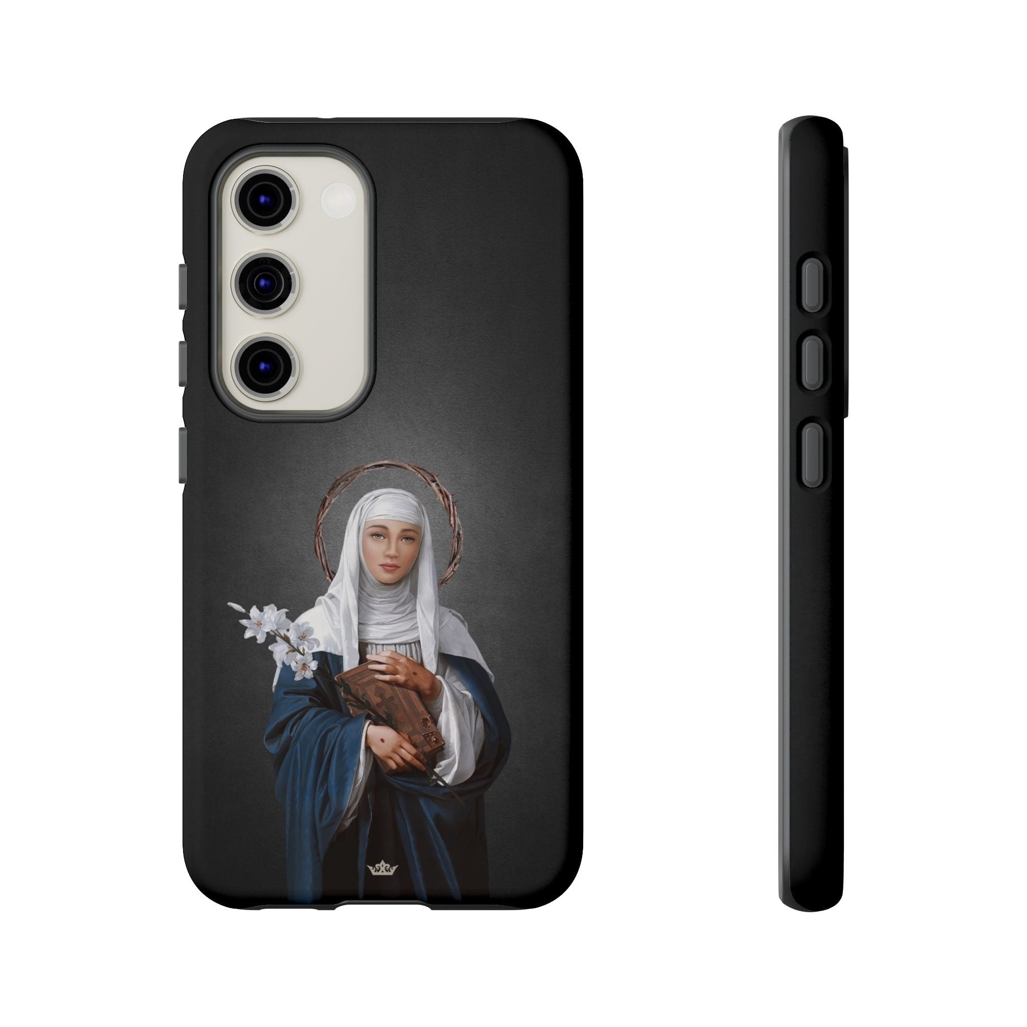 St. Catherine of Siena Hard Phone Case (Dark) Copyright VENXARA