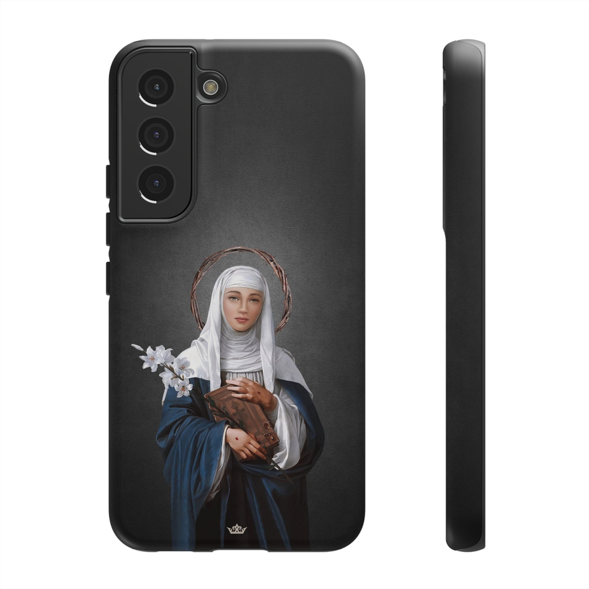 St. Catherine of Siena Hard Phone Case (Dark) Copyright VENXARA