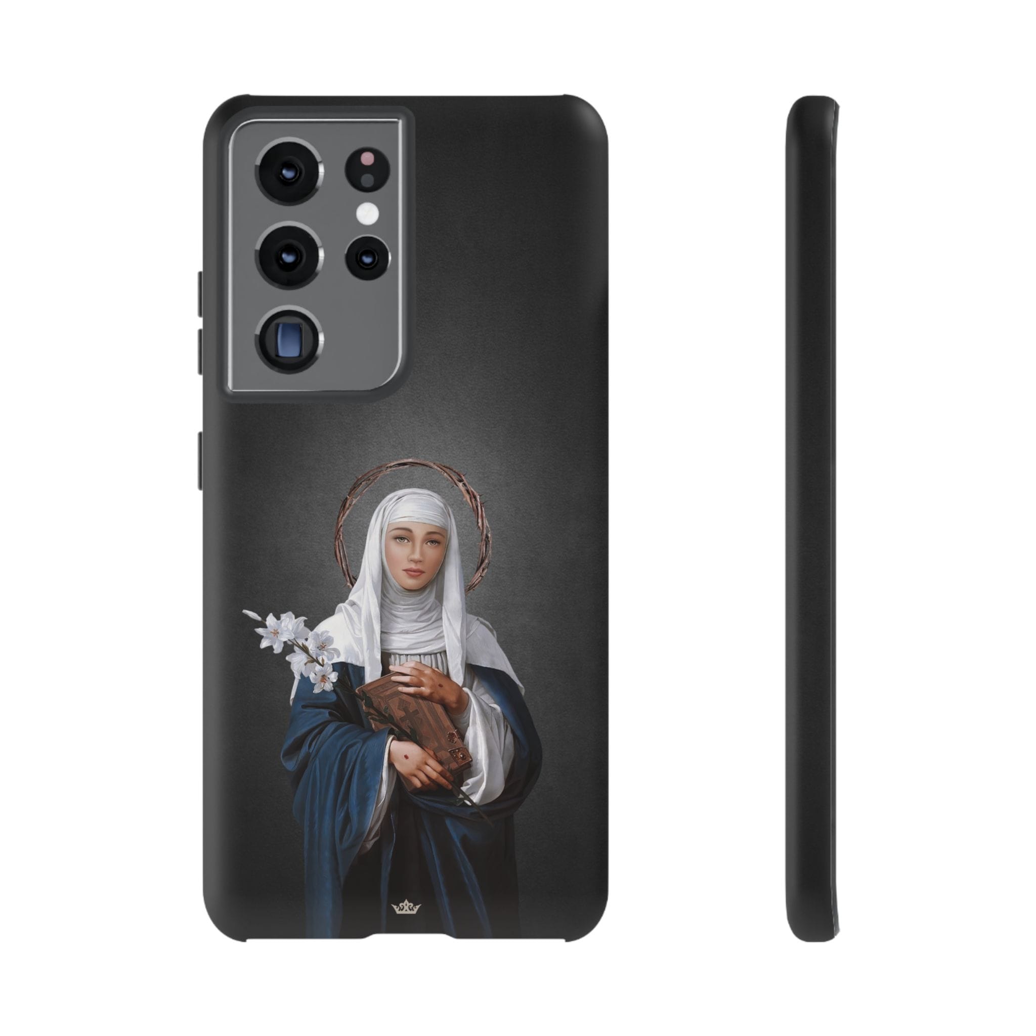 St. Catherine of Siena Hard Phone Case (Dark) Copyright VENXARA
