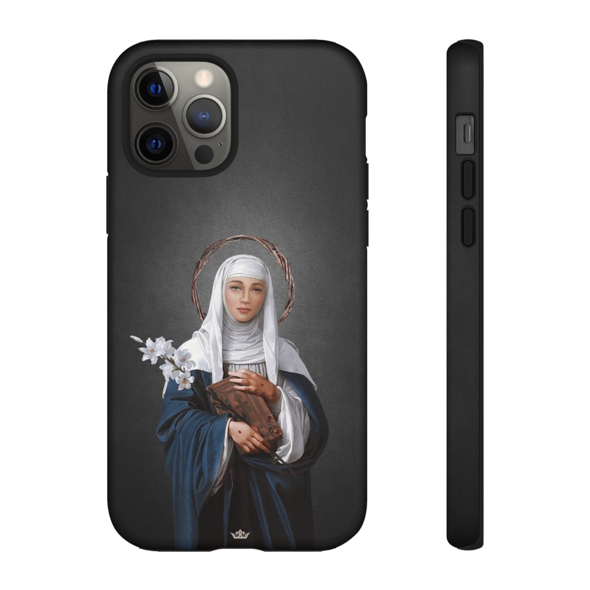 St. Catherine of Siena Hard Phone Case (Dark) Copyright VENXARA
