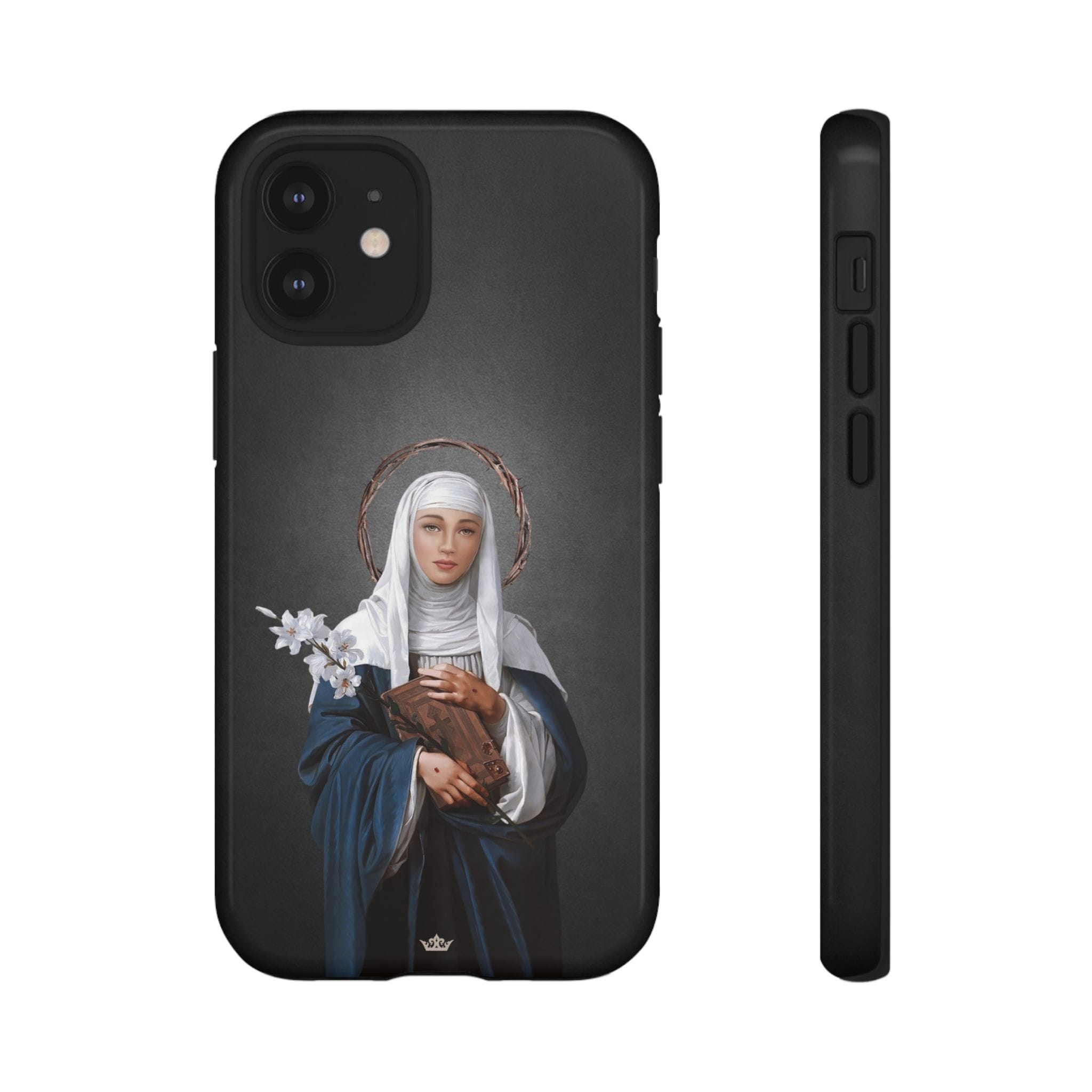 St. Catherine of Siena Hard Phone Case (Dark) Copyright VENXARA