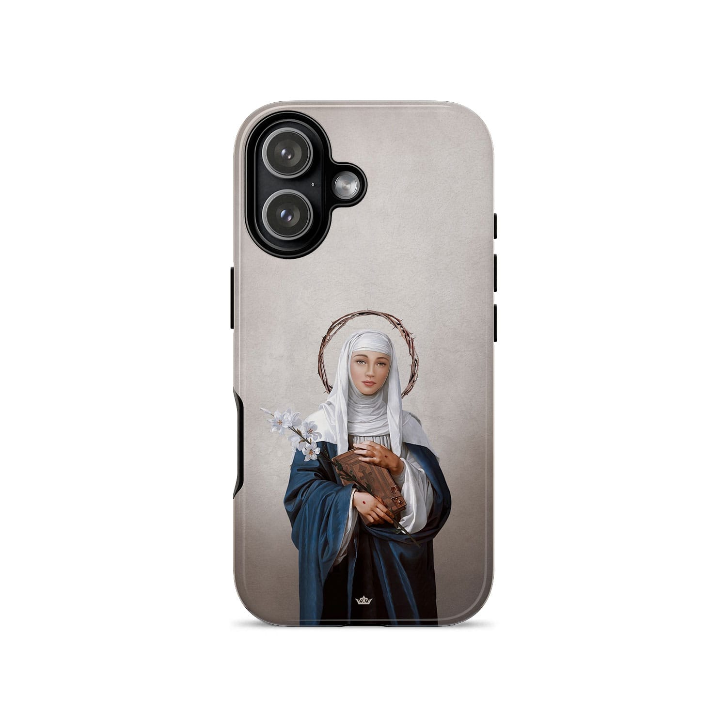 St. Catherine of Siena Hard Phone Case (Light) Copyright VENXARA
