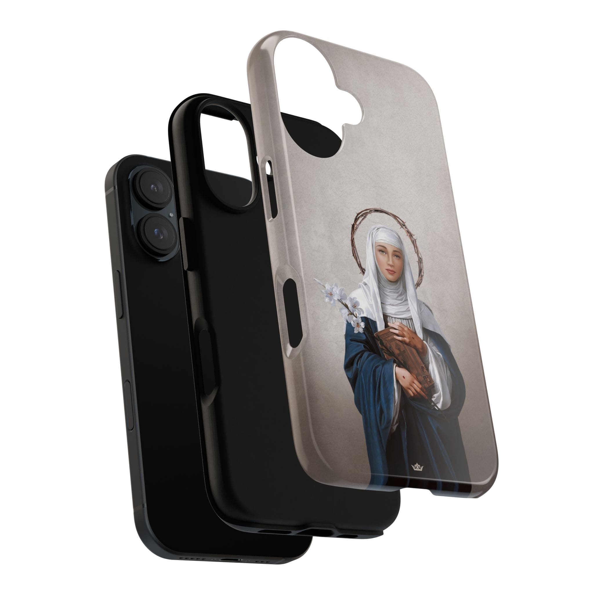 St. Catherine of Siena Hard Phone Case (Light) Copyright VENXARA