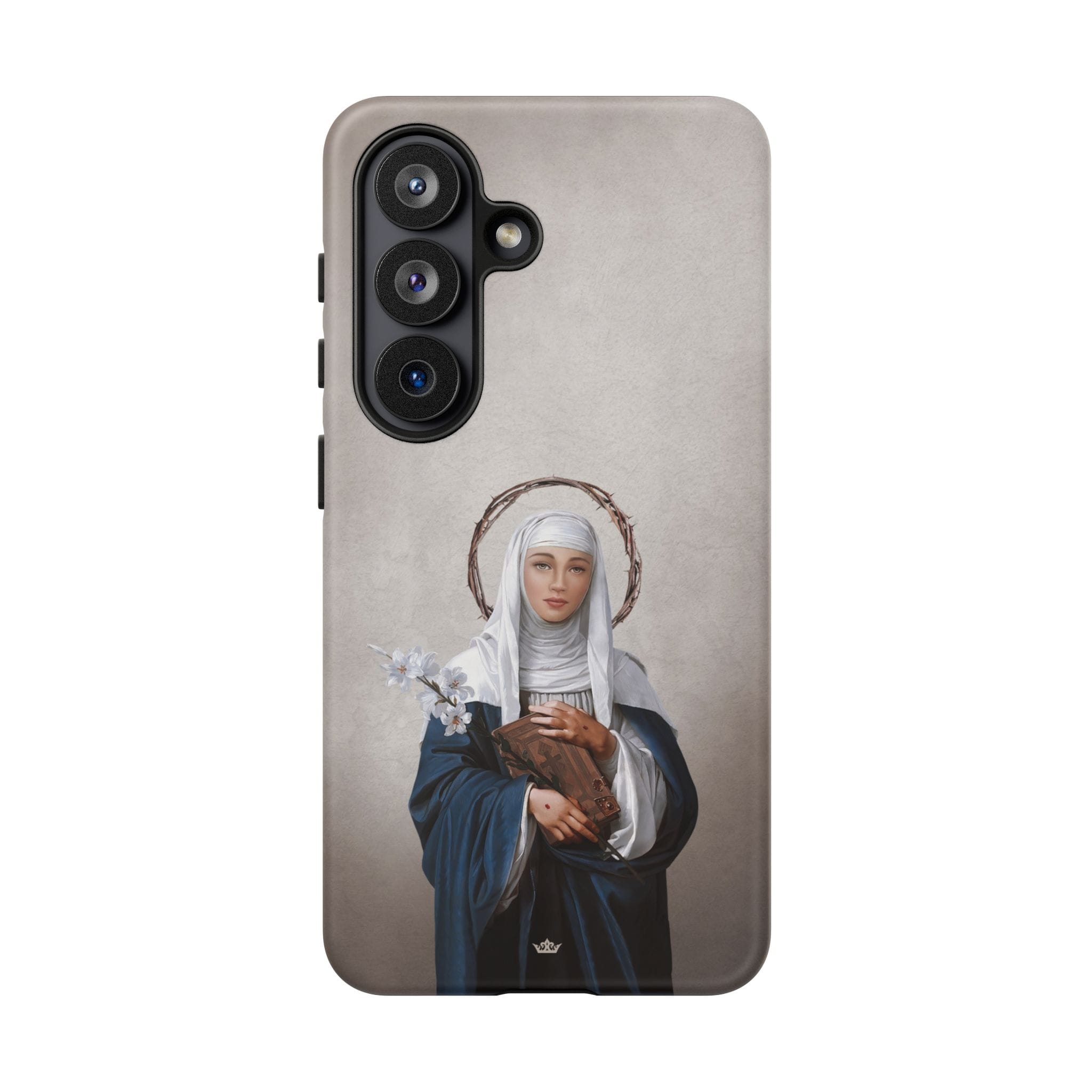 St. Catherine of Siena Hard Phone Case (Light) Copyright VENXARA