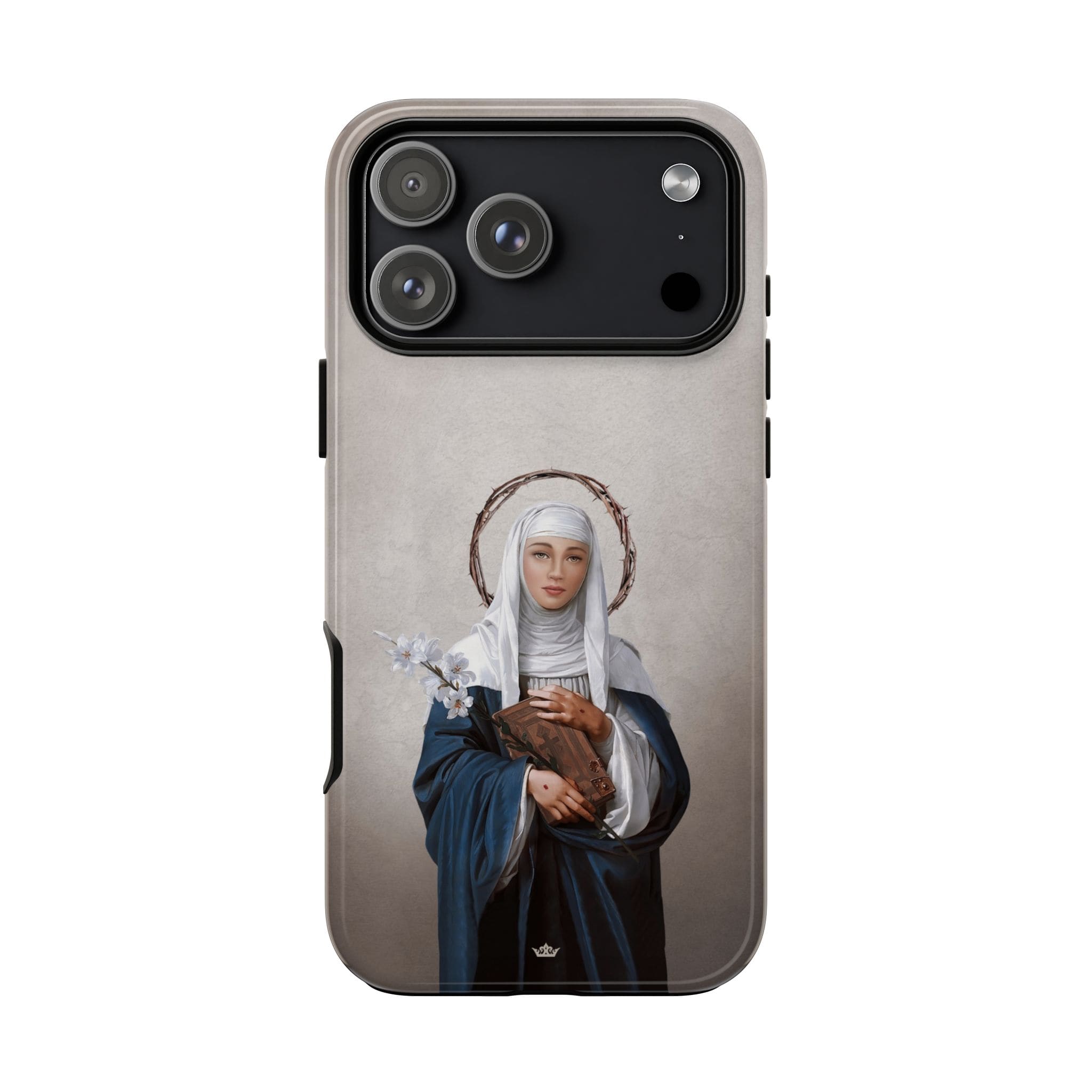 St. Catherine of Siena Hard Phone Case (Light) Copyright VENXARA