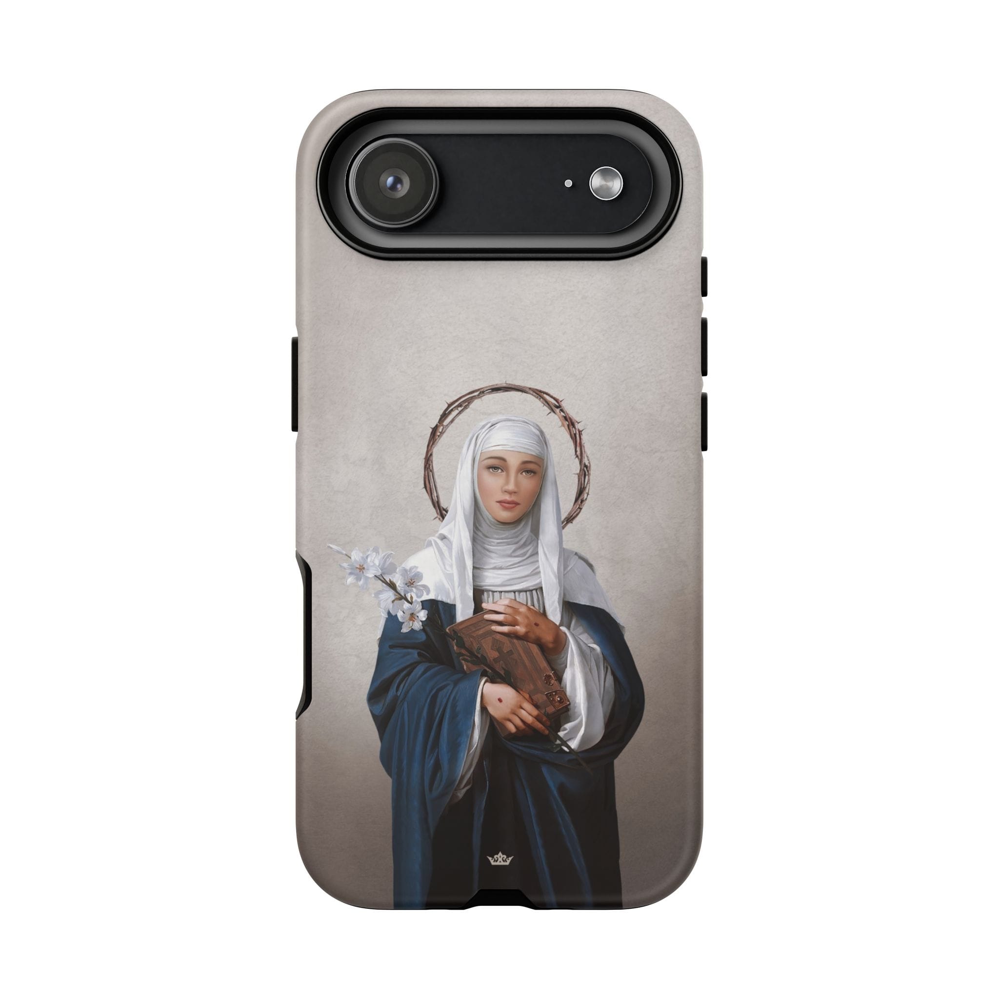 St. Catherine of Siena Hard Phone Case (Light) Copyright VENXARA