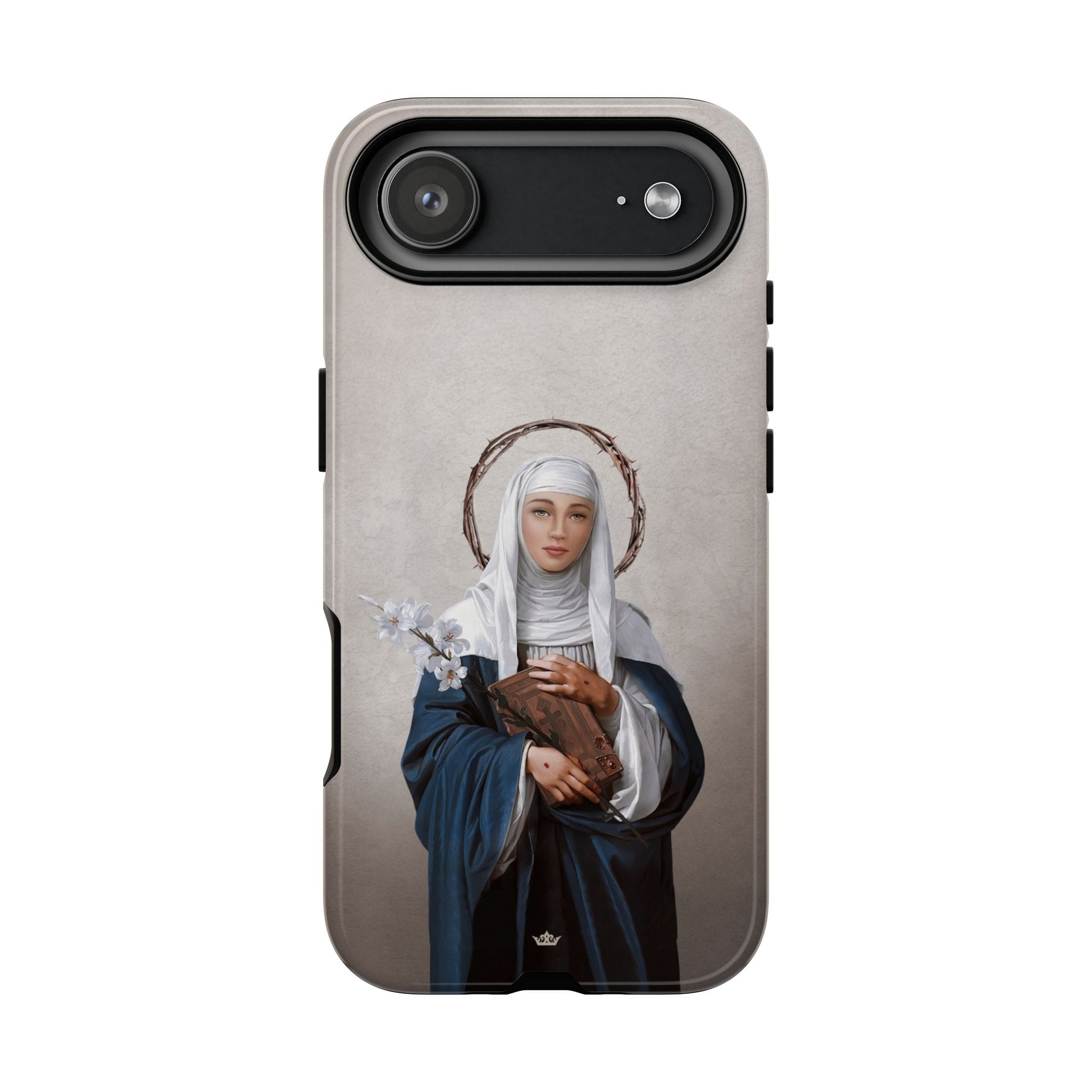 St. Catherine of Siena Hard Phone Case (Light) Copyright VENXARA