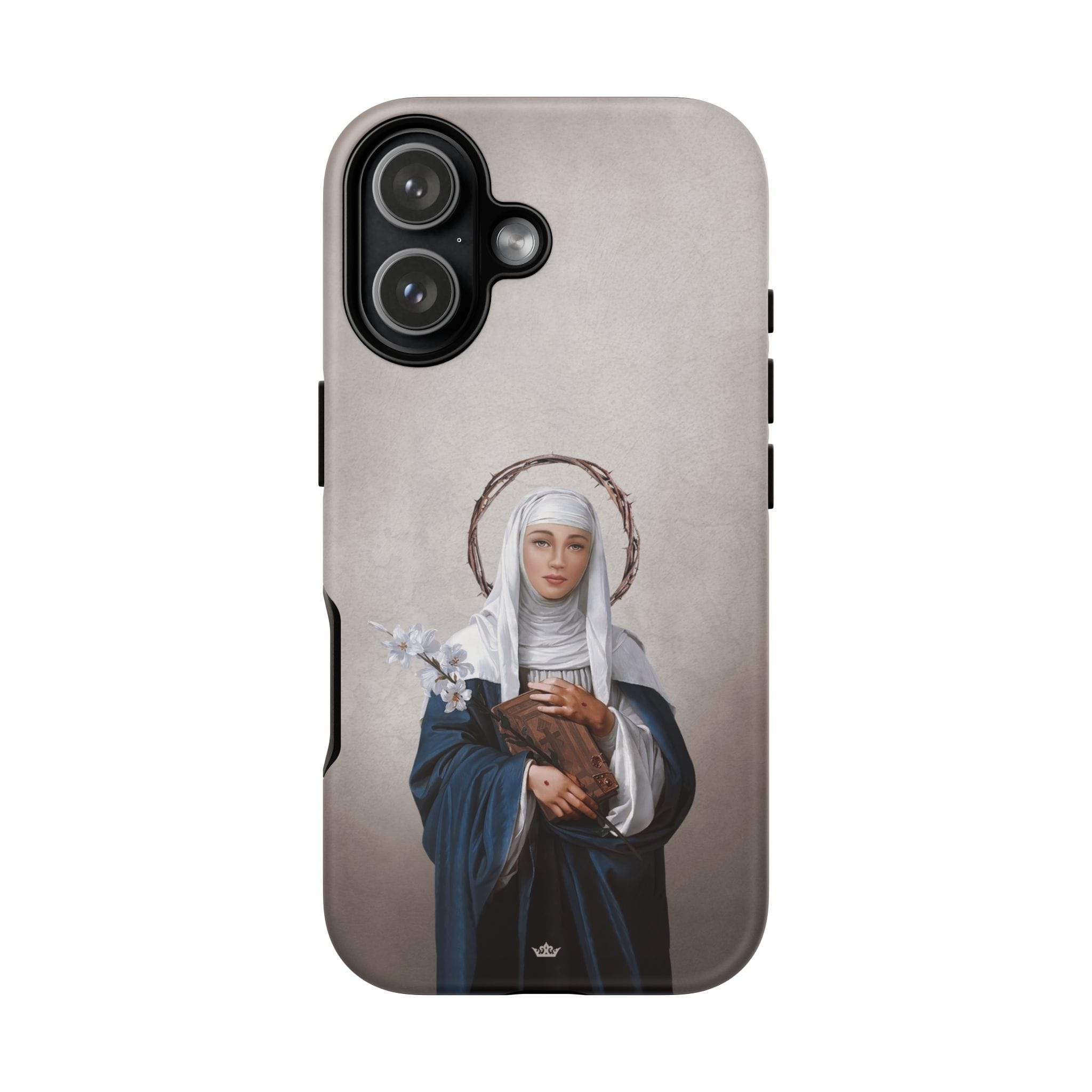 St. Catherine of Siena Hard Phone Case (Light) Copyright VENXARA