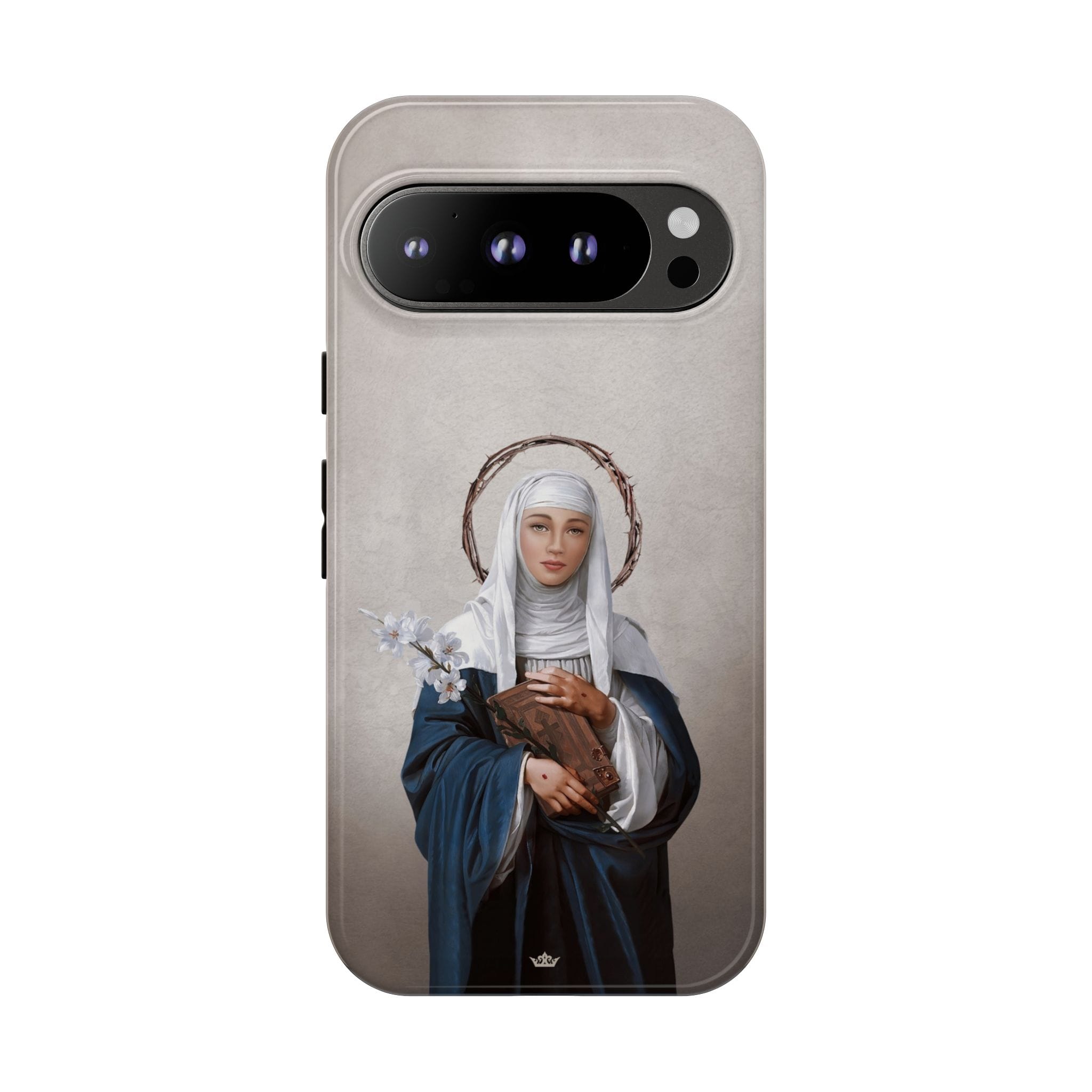 St. Catherine of Siena Hard Phone Case (Light) Copyright VENXARA
