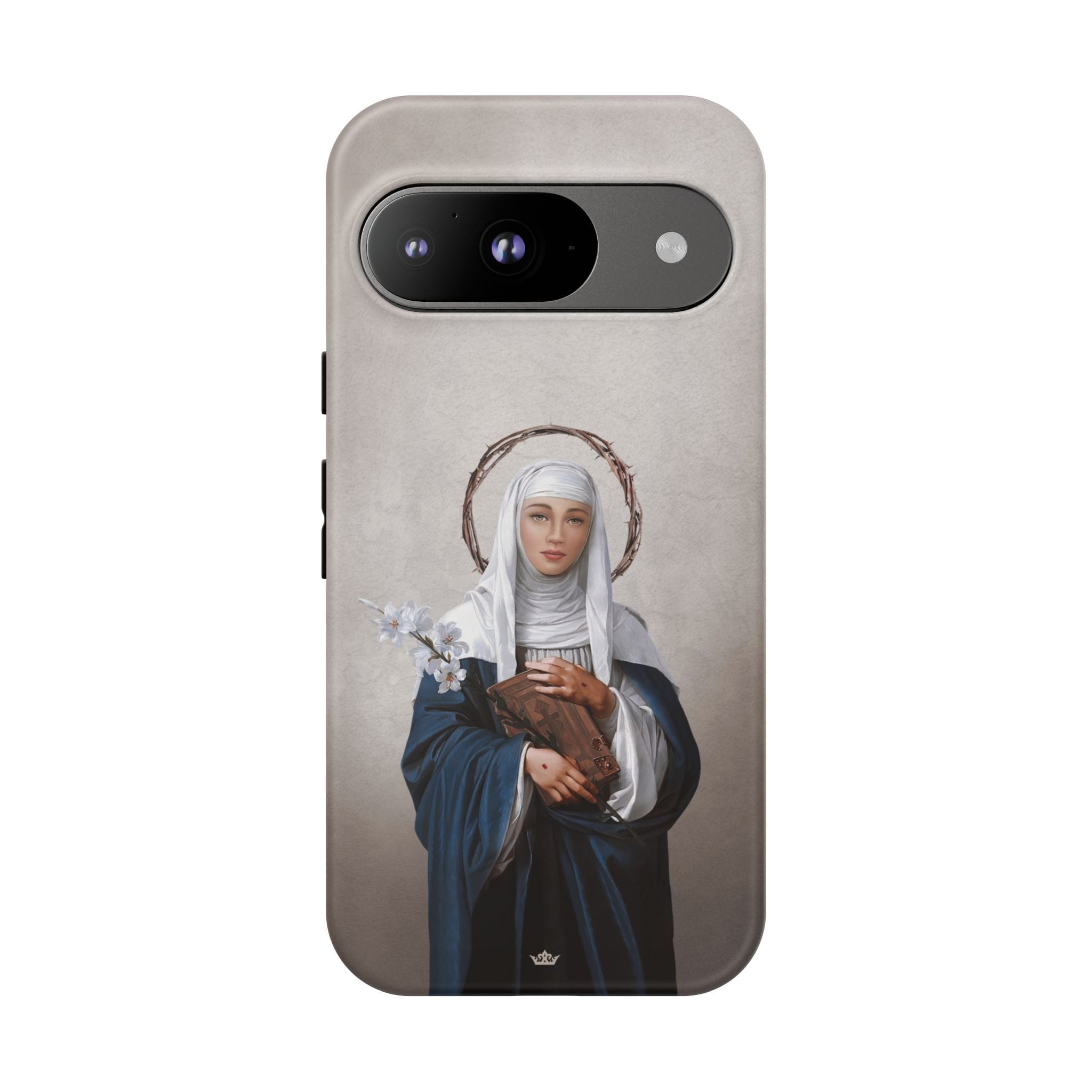 St. Catherine of Siena Hard Phone Case (Light) Copyright VENXARA