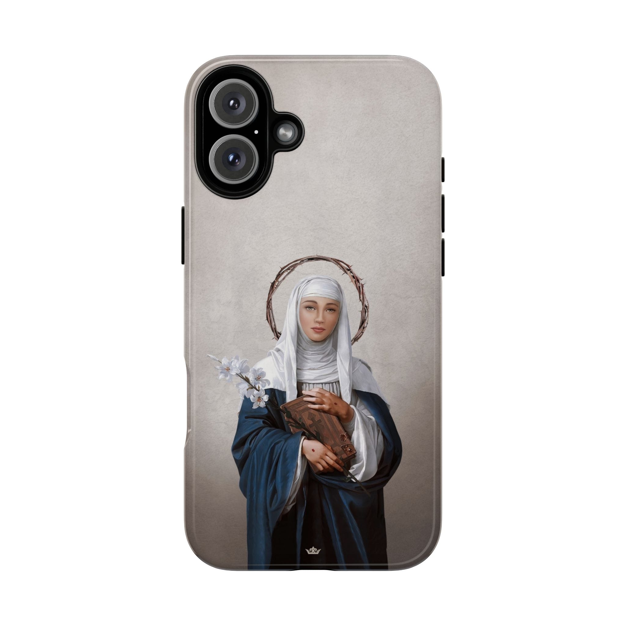 St. Catherine of Siena Hard Phone Case (Light) Copyright VENXARA