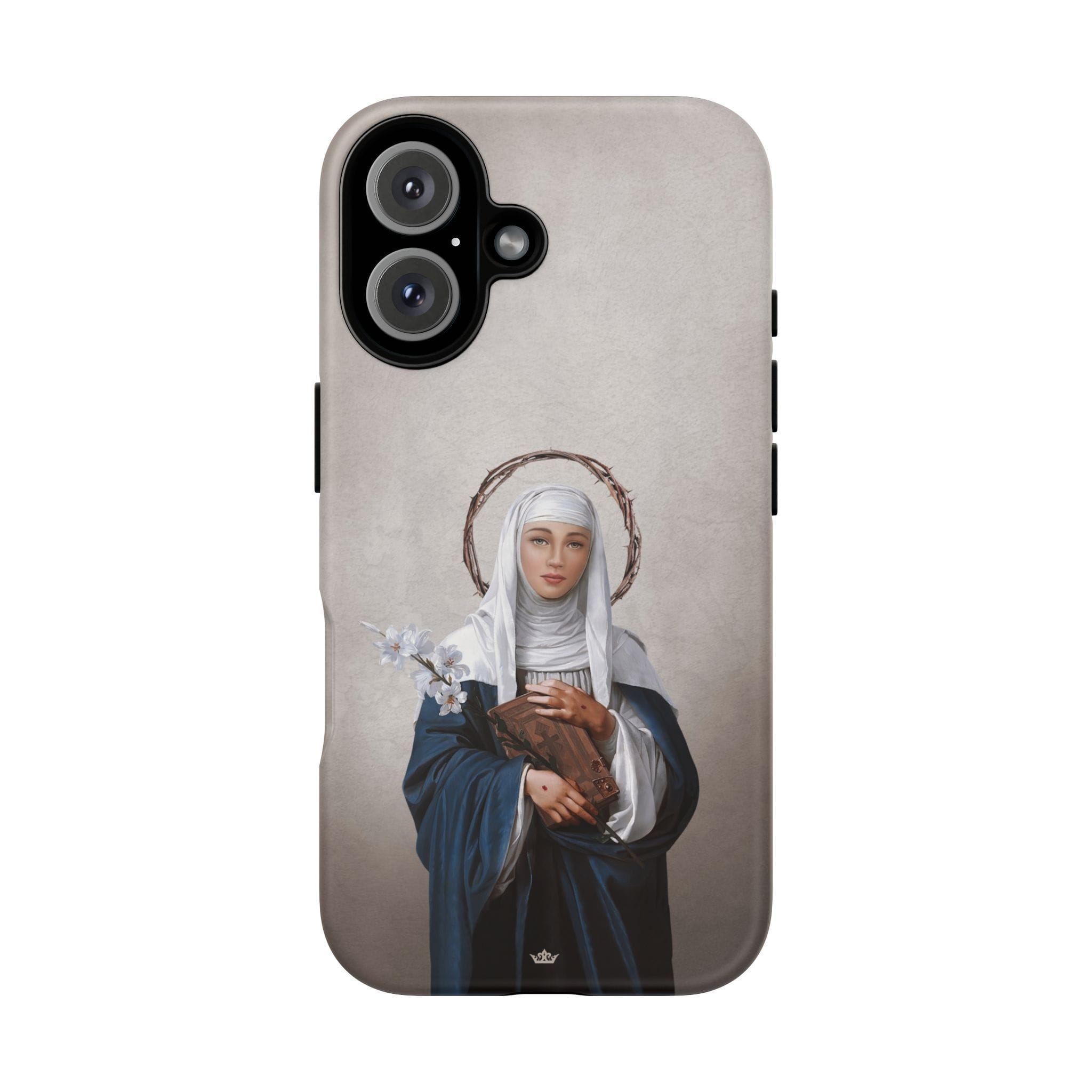 St. Catherine of Siena Hard Phone Case (Light) Copyright VENXARA