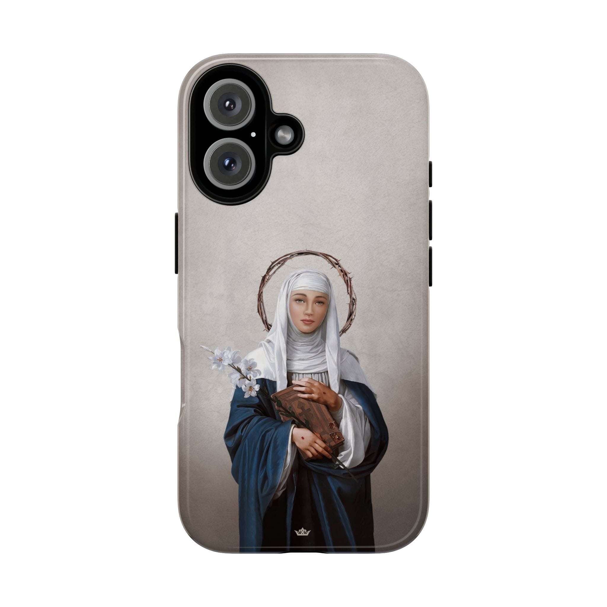 St. Catherine of Siena Hard Phone Case (Light) Copyright VENXARA