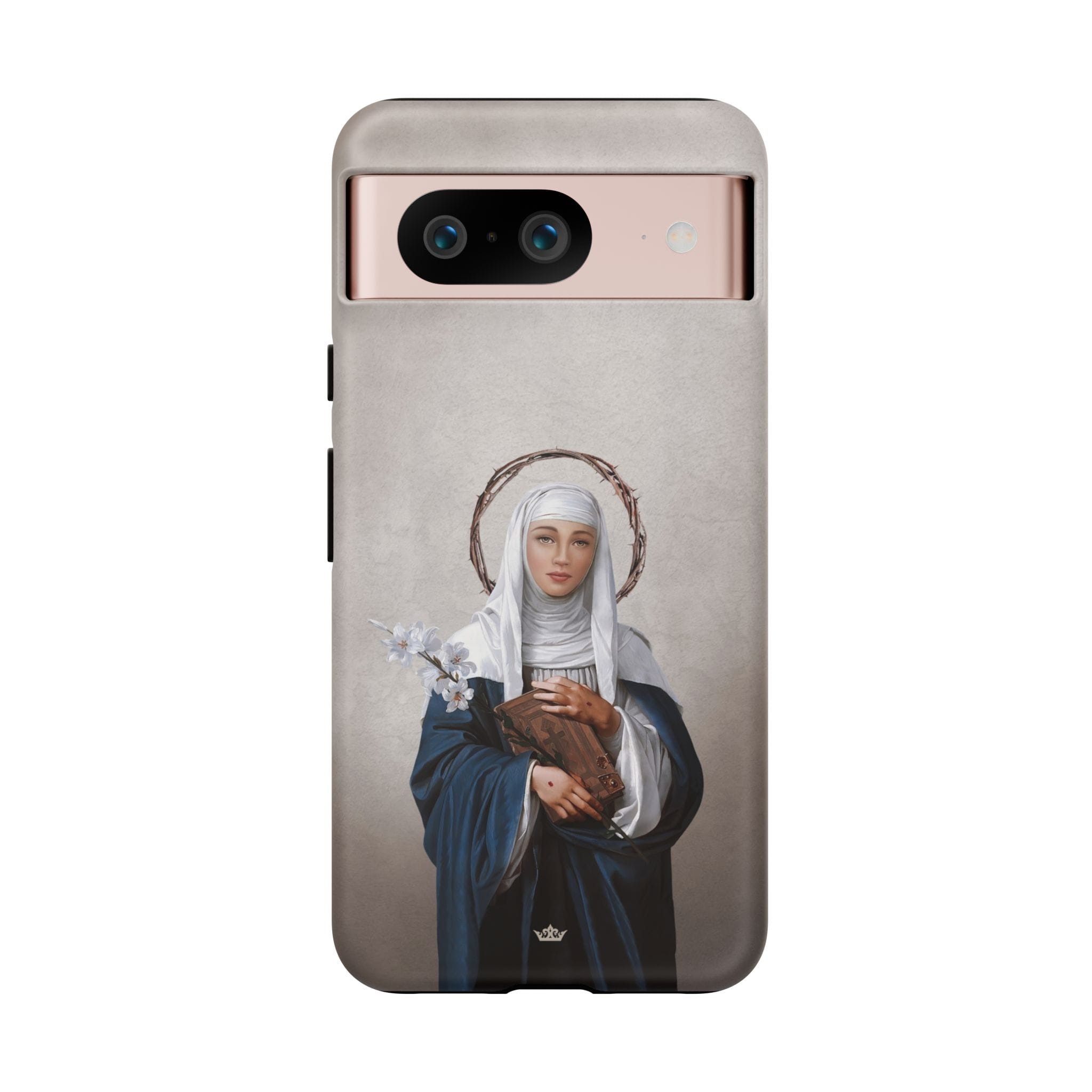 St. Catherine of Siena Hard Phone Case (Light) Copyright VENXARA